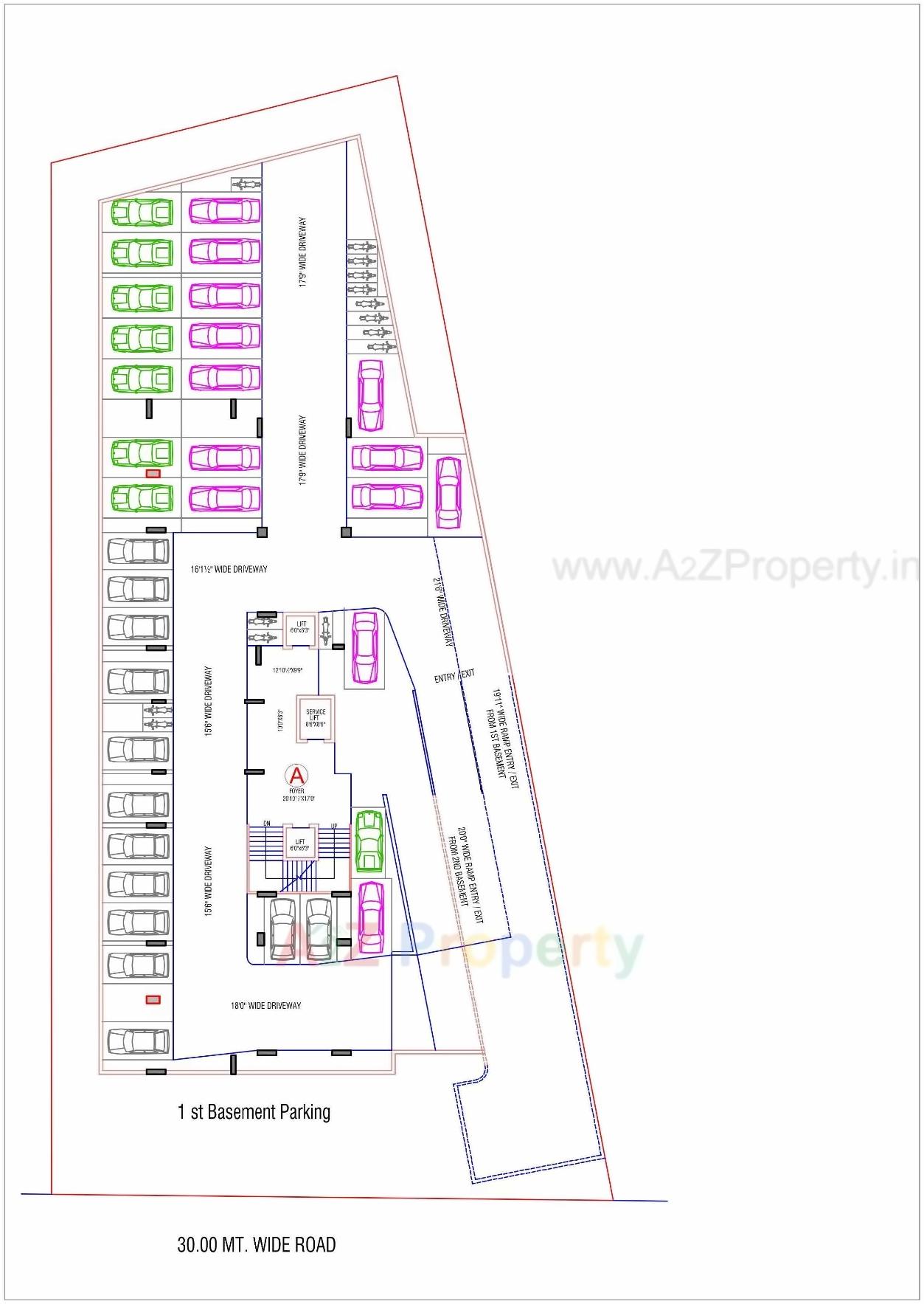 Layout of real estate project Anmol Ambience located at Dariyapur, Ahmedabad, Gujarat