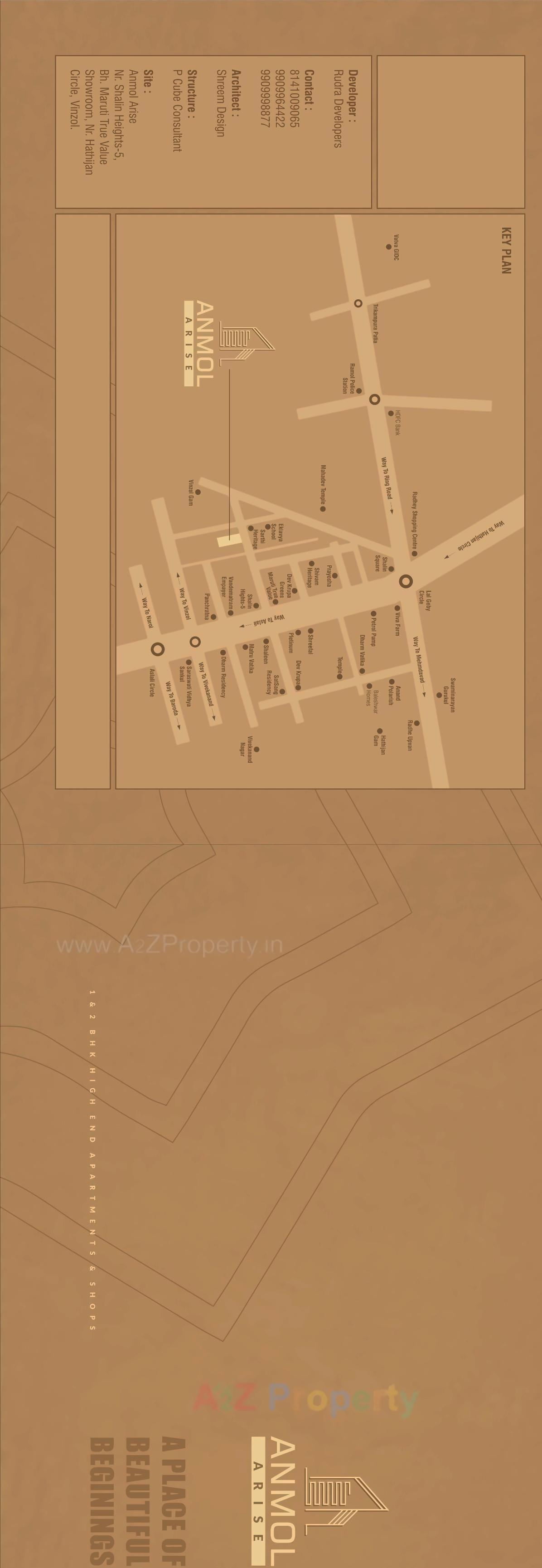  of real estate project Anmol Arise located at Vinzol, Ahmedabad, Gujarat