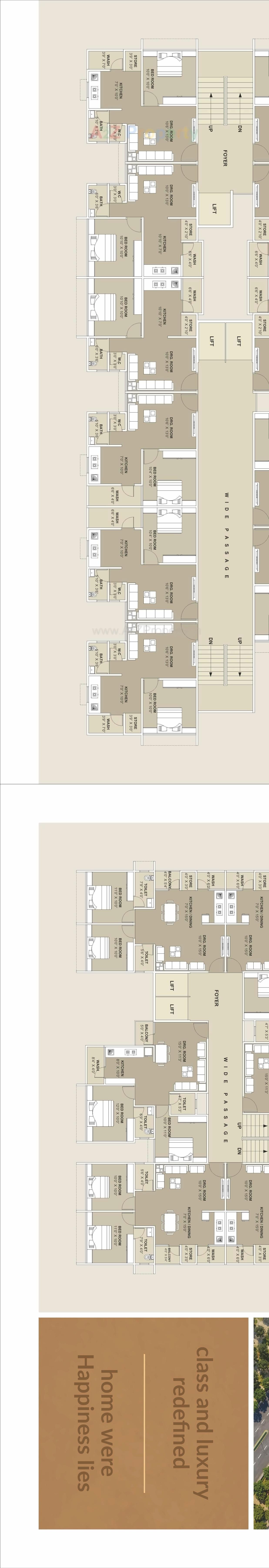 Layout of real estate project Anmol Arise located at Vinzol, Ahmedabad, Gujarat