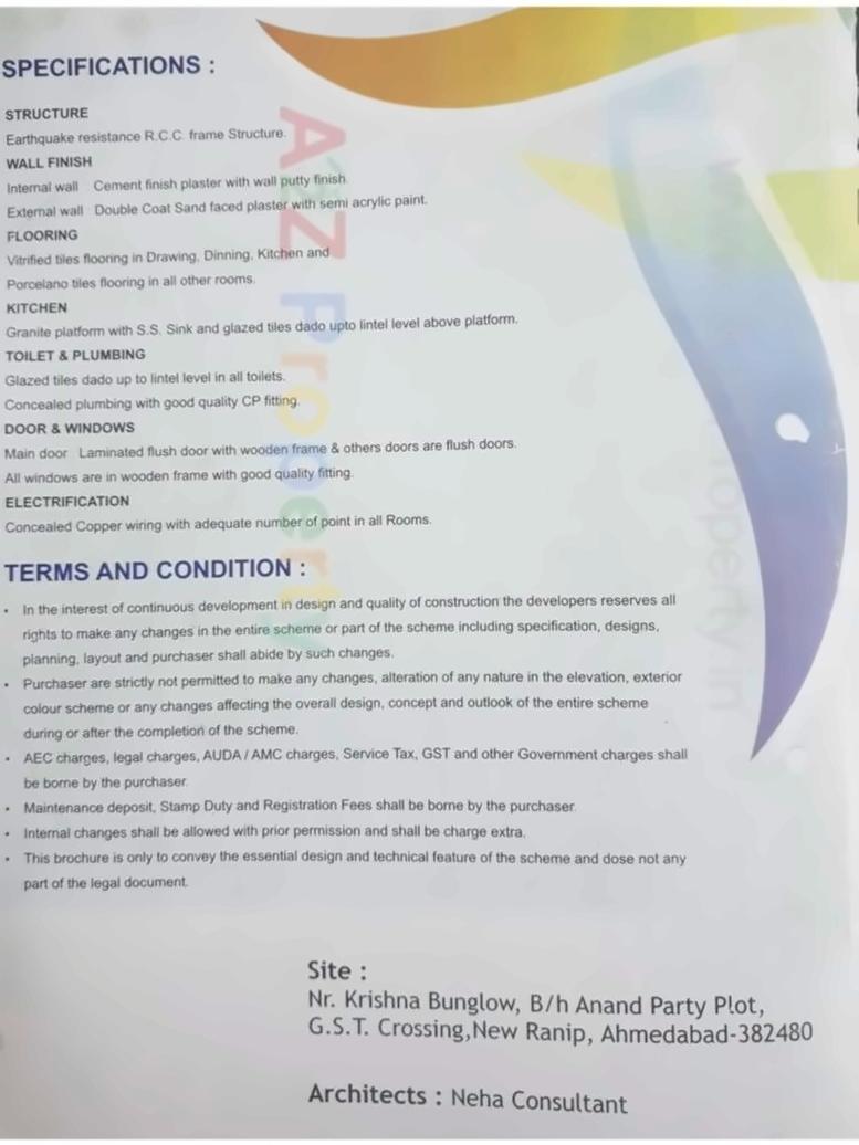  of real estate project Anmol Residency located at Ranip, Ahmedabad, Gujarat