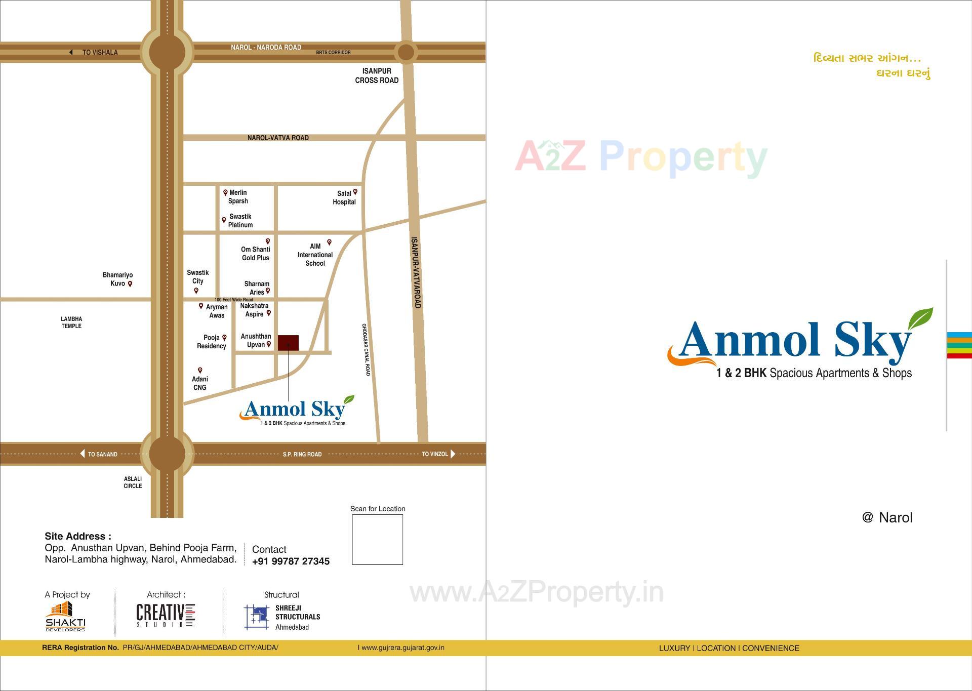  of real estate project Anmol Sky located at Vatva, Ahmedabad, Gujarat