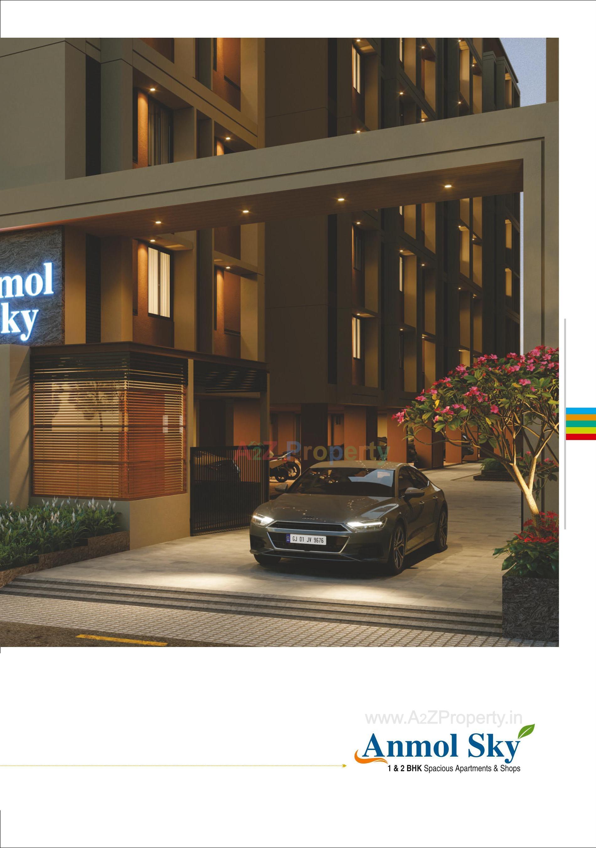 3D Elevation of real estate project Anmol Sky located at Vatva, Ahmedabad, Gujarat