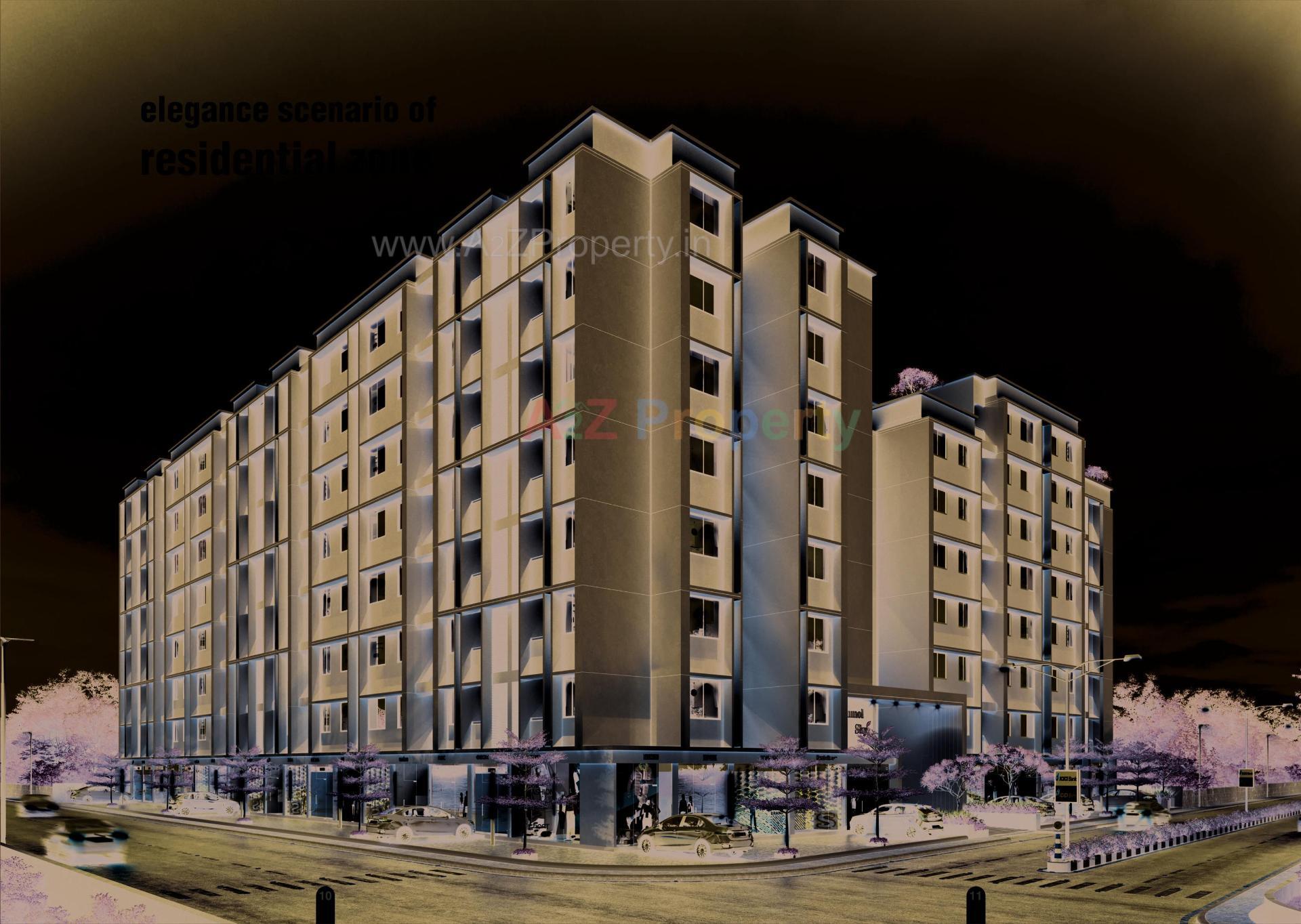 3D Elevation of real estate project Anmol Sky located at Vatva, Ahmedabad, Gujarat