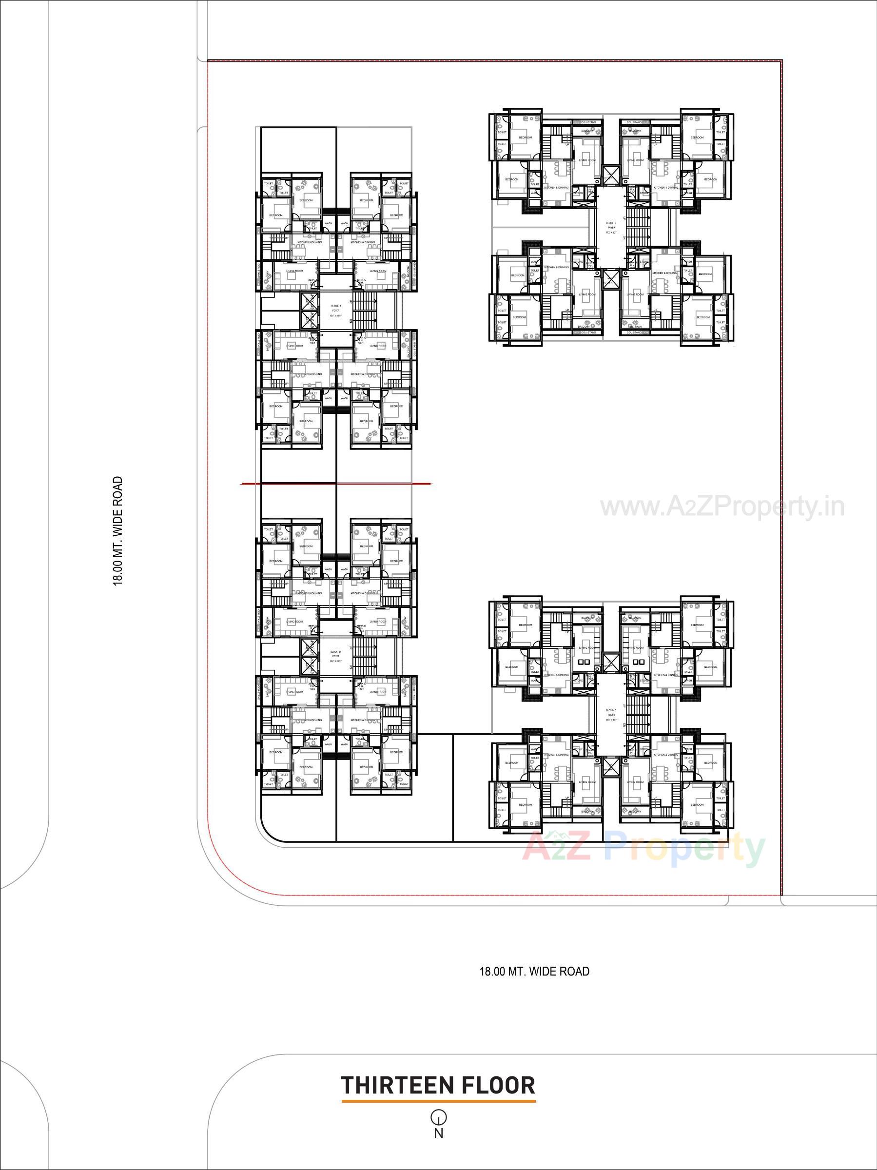 Layout of real estate project Ansh Amanta located at Godhavi, Ahmedabad, Gujarat