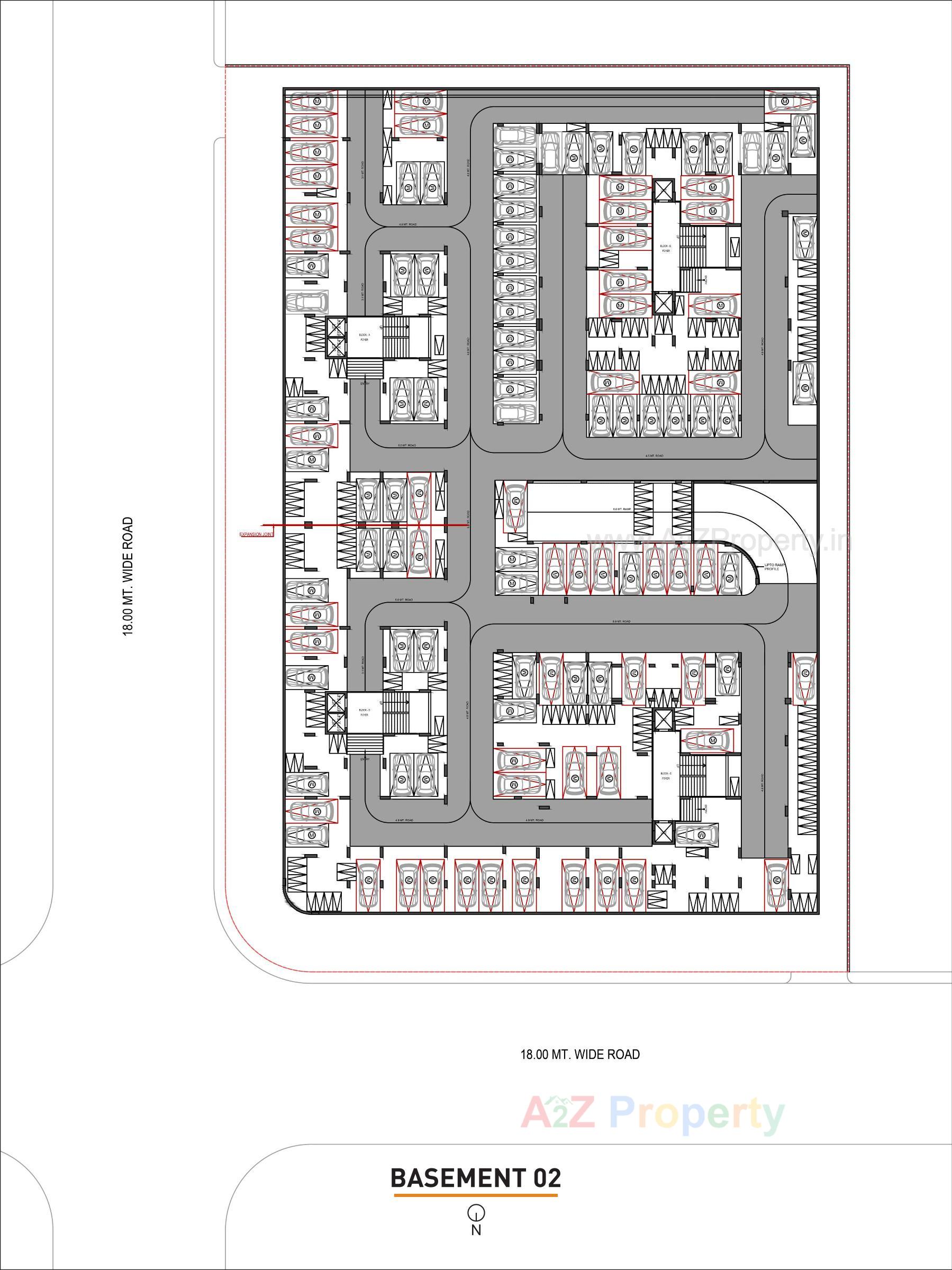 Layout of real estate project Ansh Amanta located at Godhavi, Ahmedabad, Gujarat