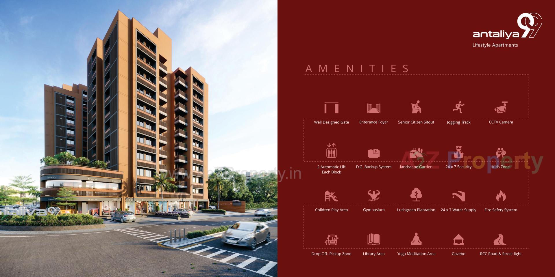 3D Elevation of real estate project Antaliya located at Ahmedabad, Ahmedabad, Gujarat