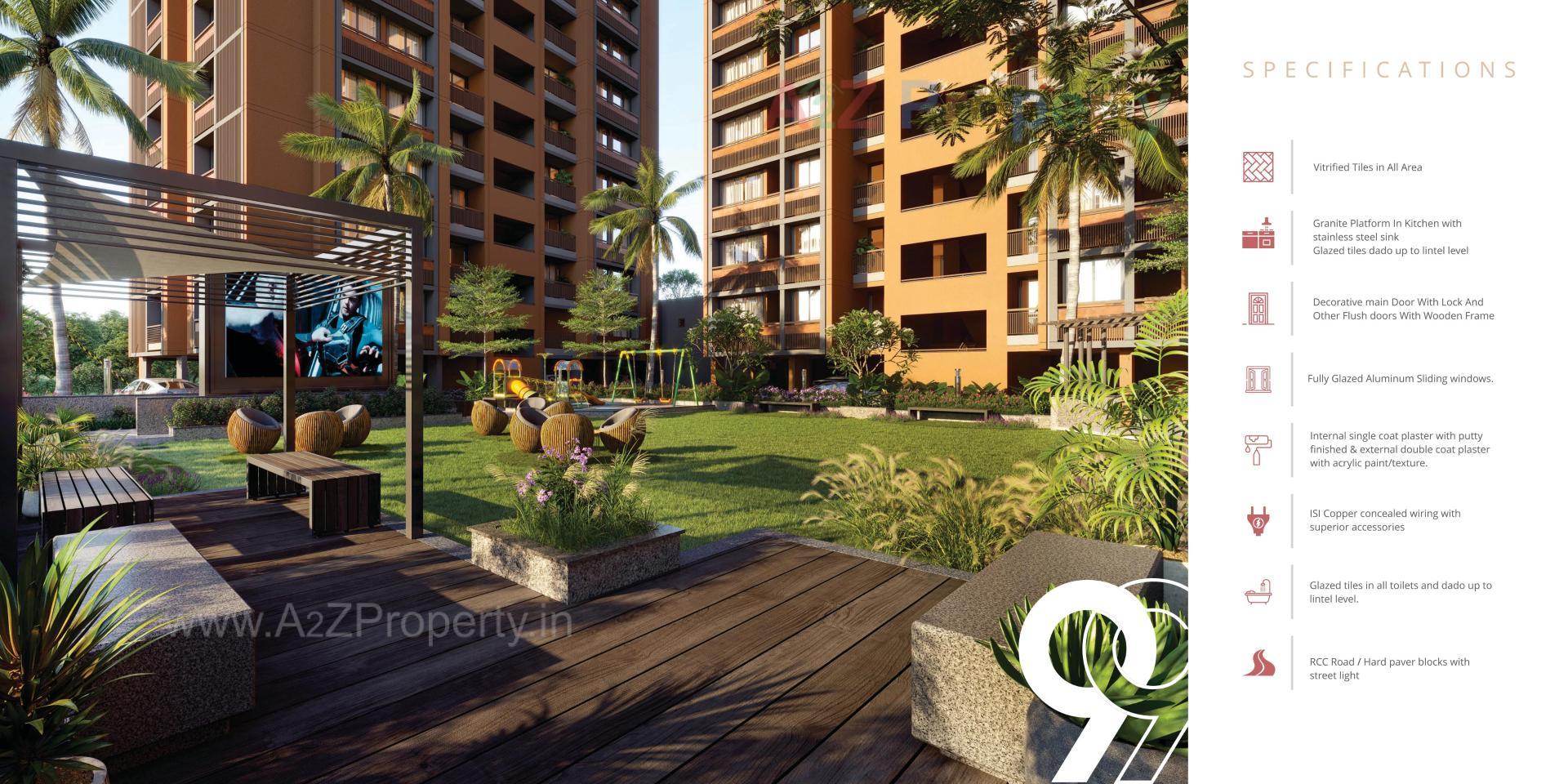 3D Elevation of real estate project Antaliya located at Ahmedabad, Ahmedabad, Gujarat