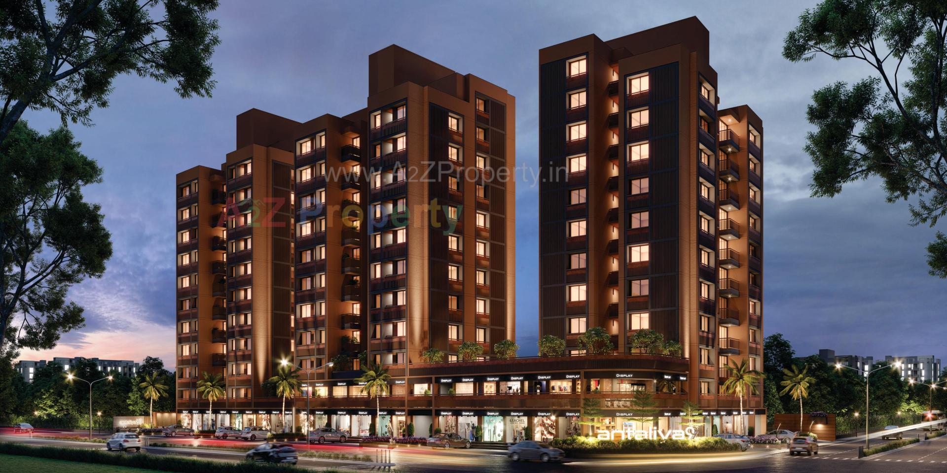 3D Elevation of real estate project Antaliya located at Ahmedabad, Ahmedabad, Gujarat