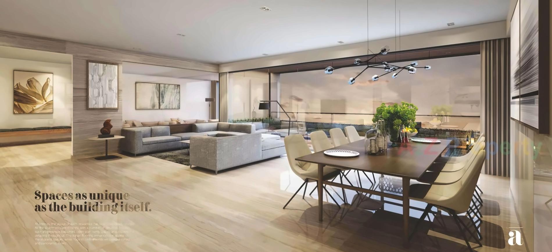 3D Elevation of real estate project Antares located at Bodakdev, Ahmedabad, Gujarat