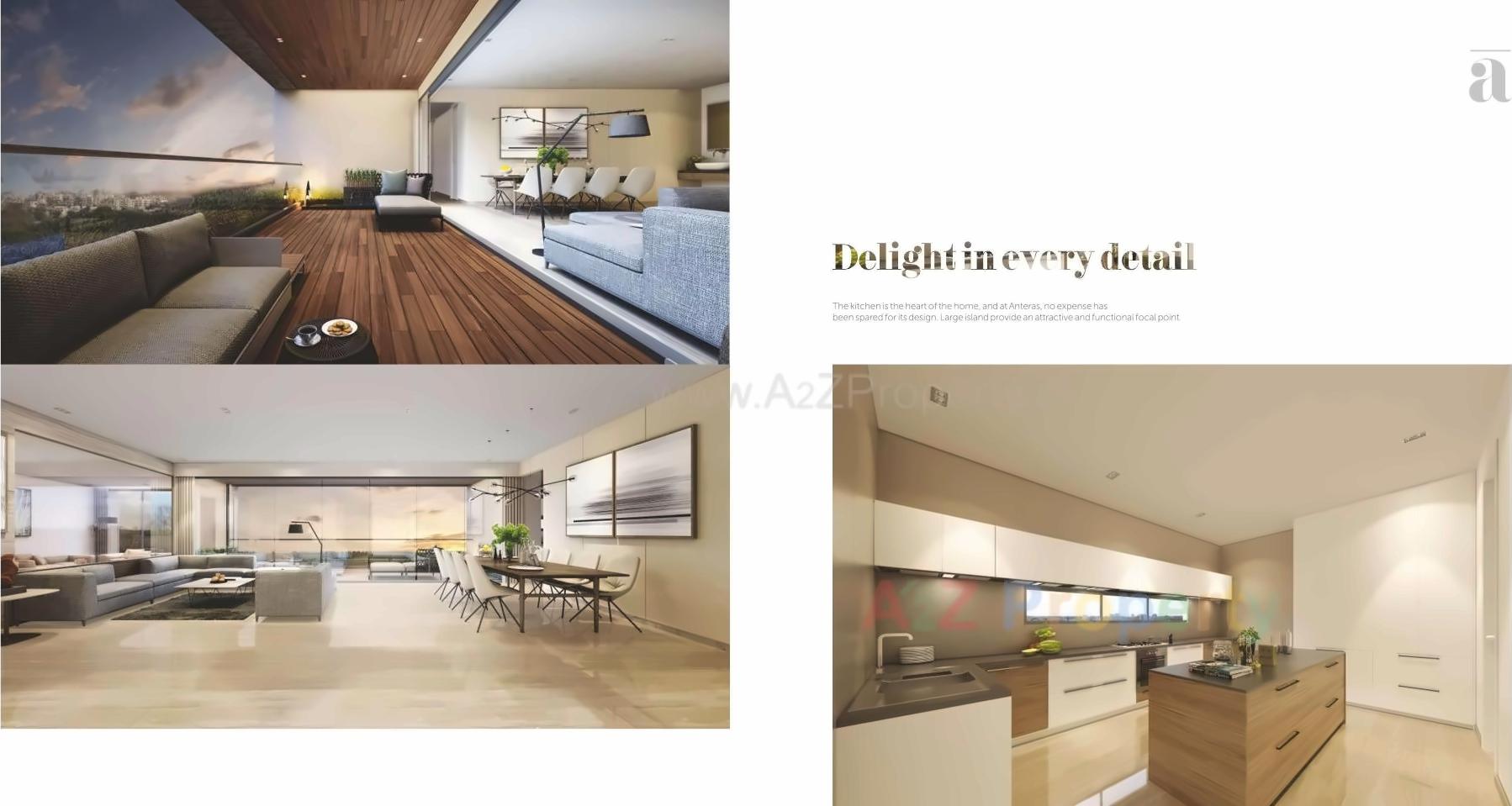 3D Elevation of real estate project Antares located at Bodakdev, Ahmedabad, Gujarat