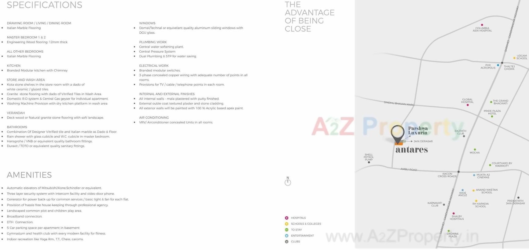  of real estate project Antares located at Bodakdev, Ahmedabad, Gujarat