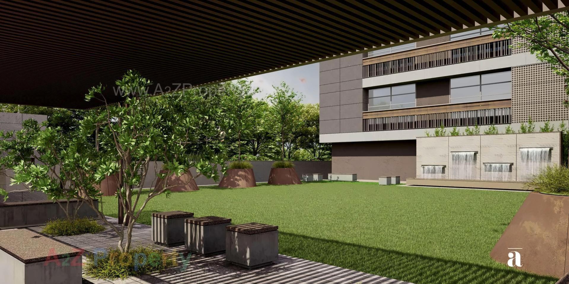 3D Elevation of real estate project Antares located at Bodakdev, Ahmedabad, Gujarat