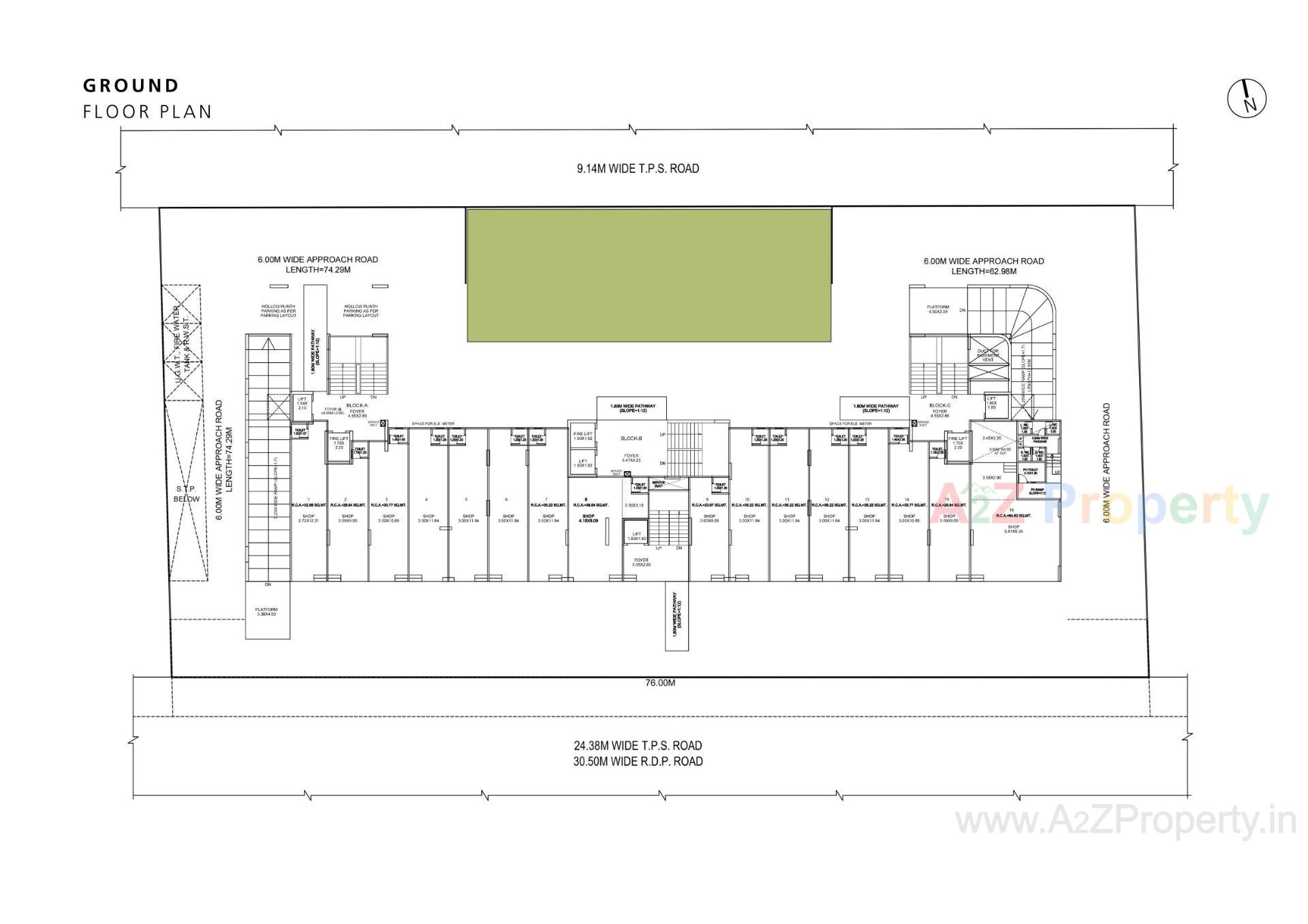 Layout of real estate project Antilia Anant located at Wadaj, Ahmedabad, Gujarat