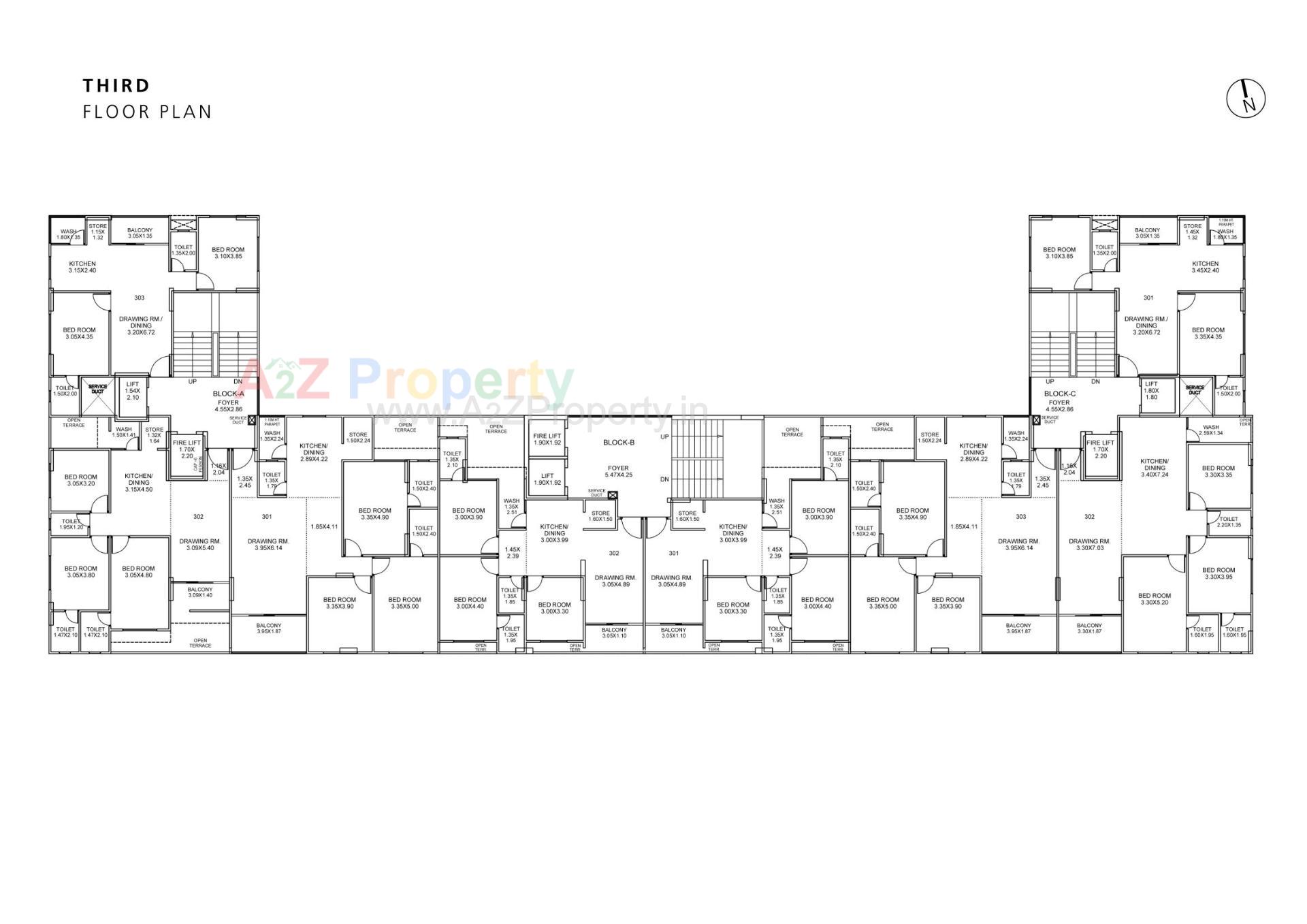 Layout of real estate project Antilia Anant located at Wadaj, Ahmedabad, Gujarat
