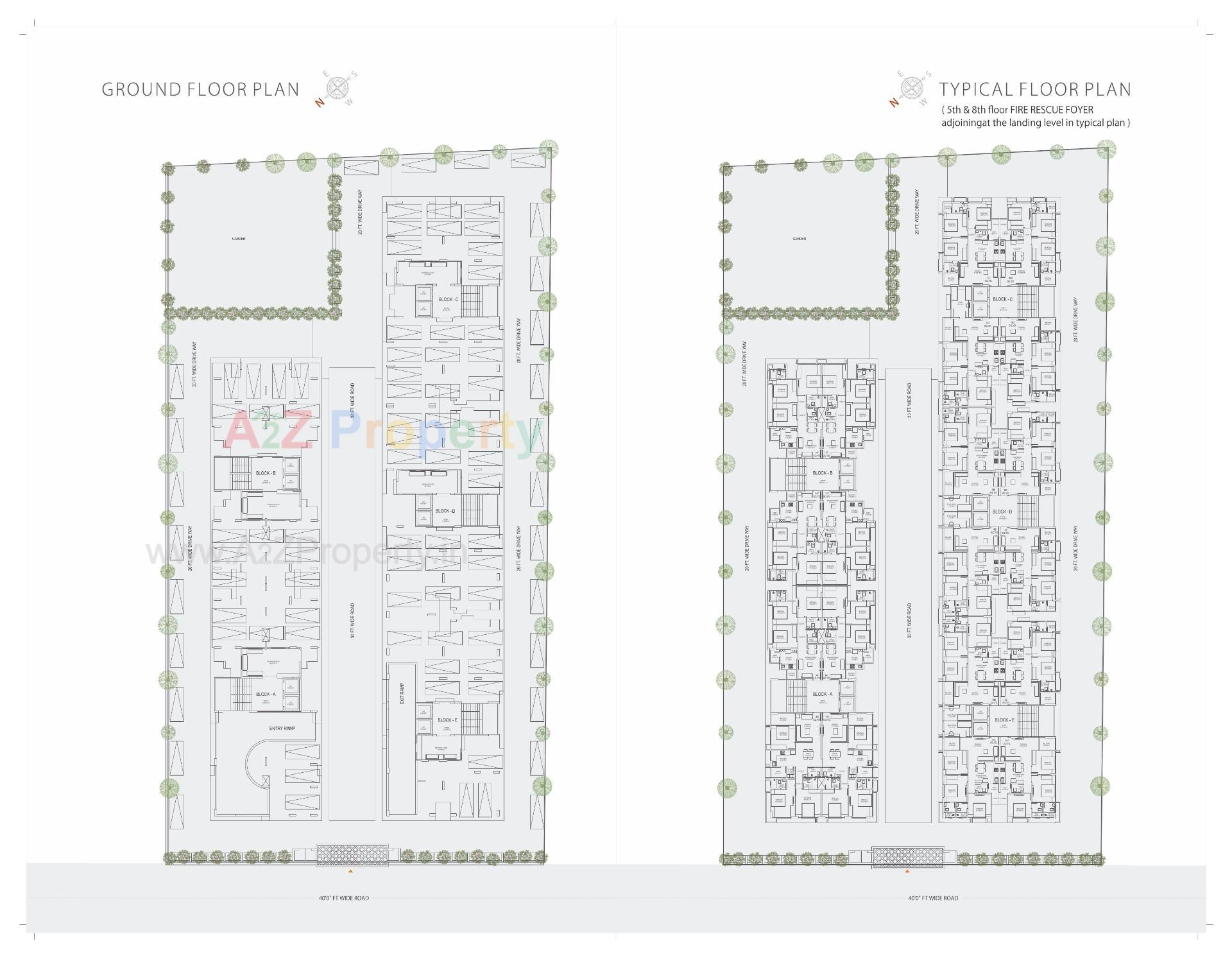 Layout of real estate project Antilia One located at Ghatlodia, Ahmedabad, Gujarat