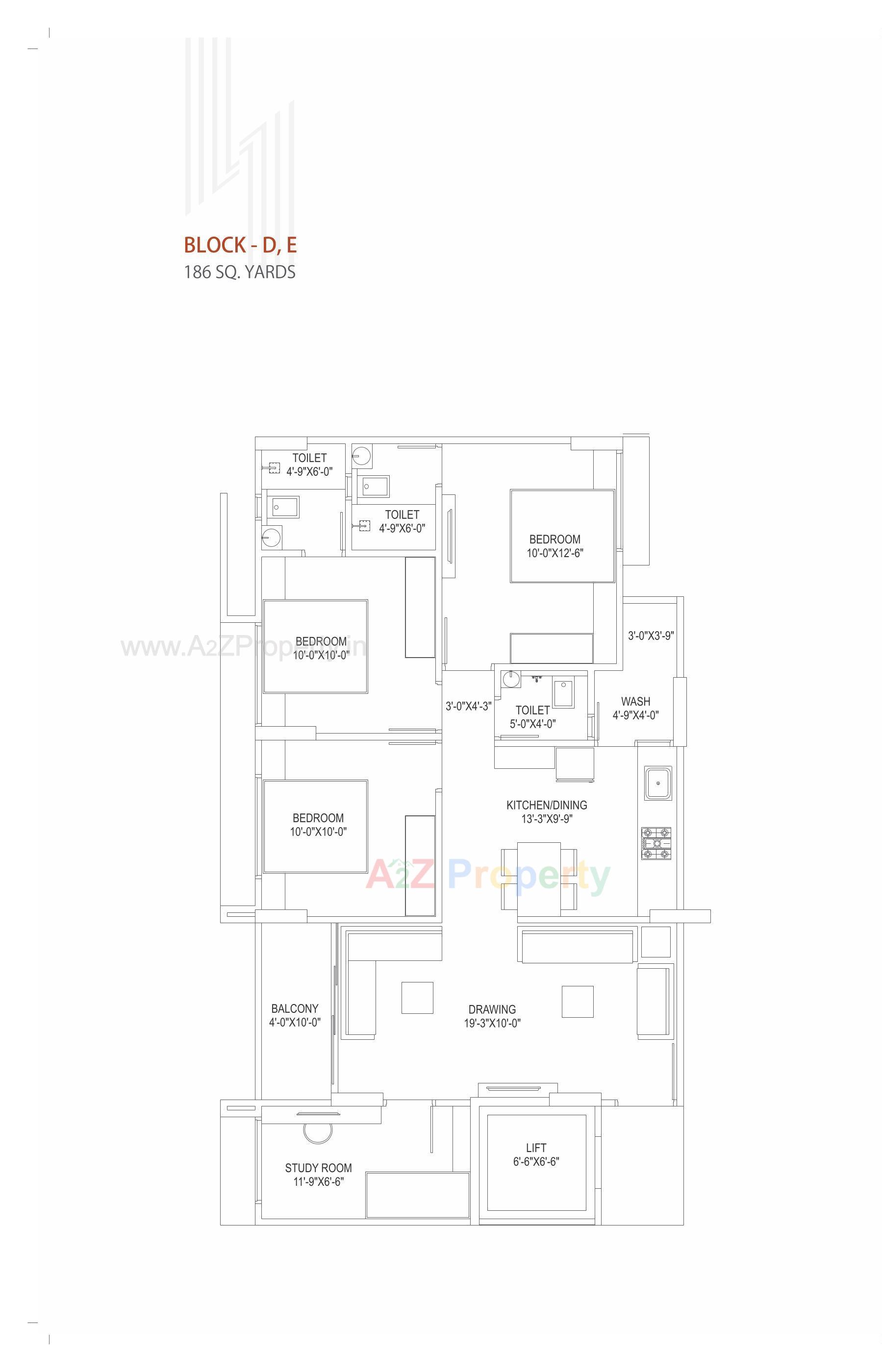 Layout of real estate project Antilia One located at Ghatlodia, Ahmedabad, Gujarat