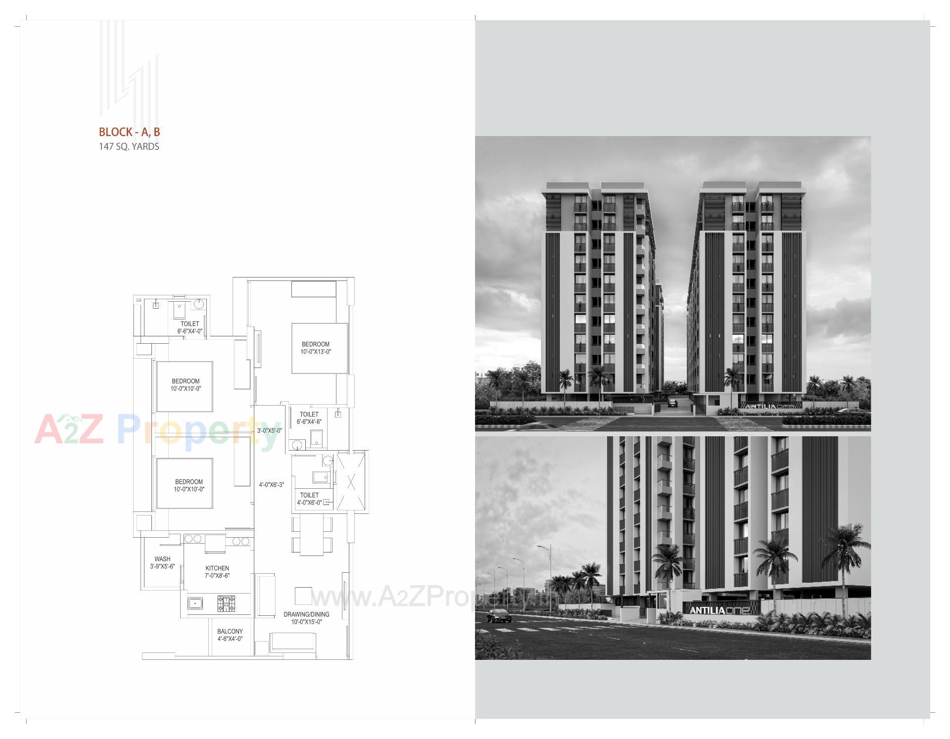  of real estate project Antilia One located at Ghatlodia, Ahmedabad, Gujarat