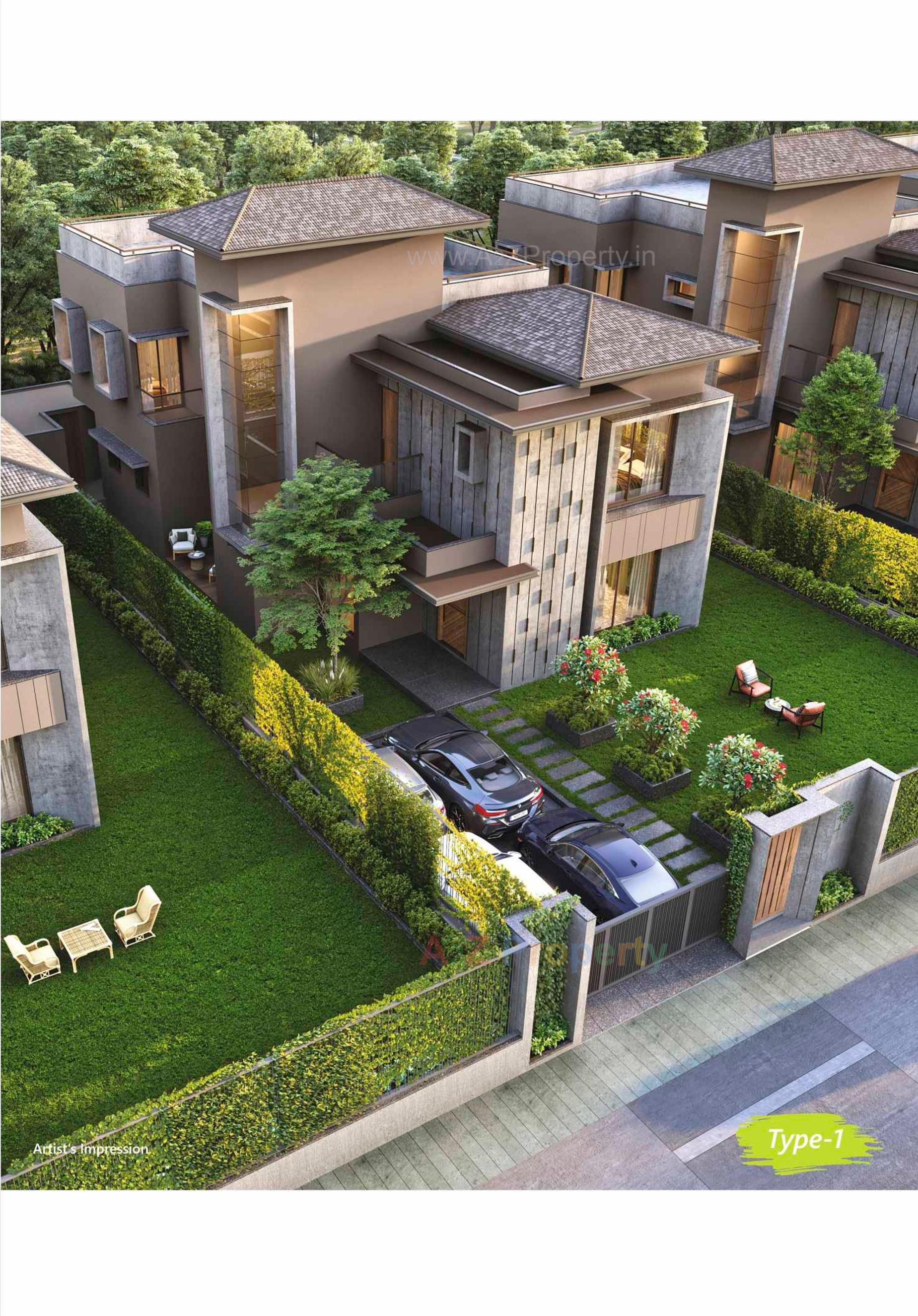 3D Elevation of real estate project Anurita located at Hebatpur, Ahmedabad, Gujarat