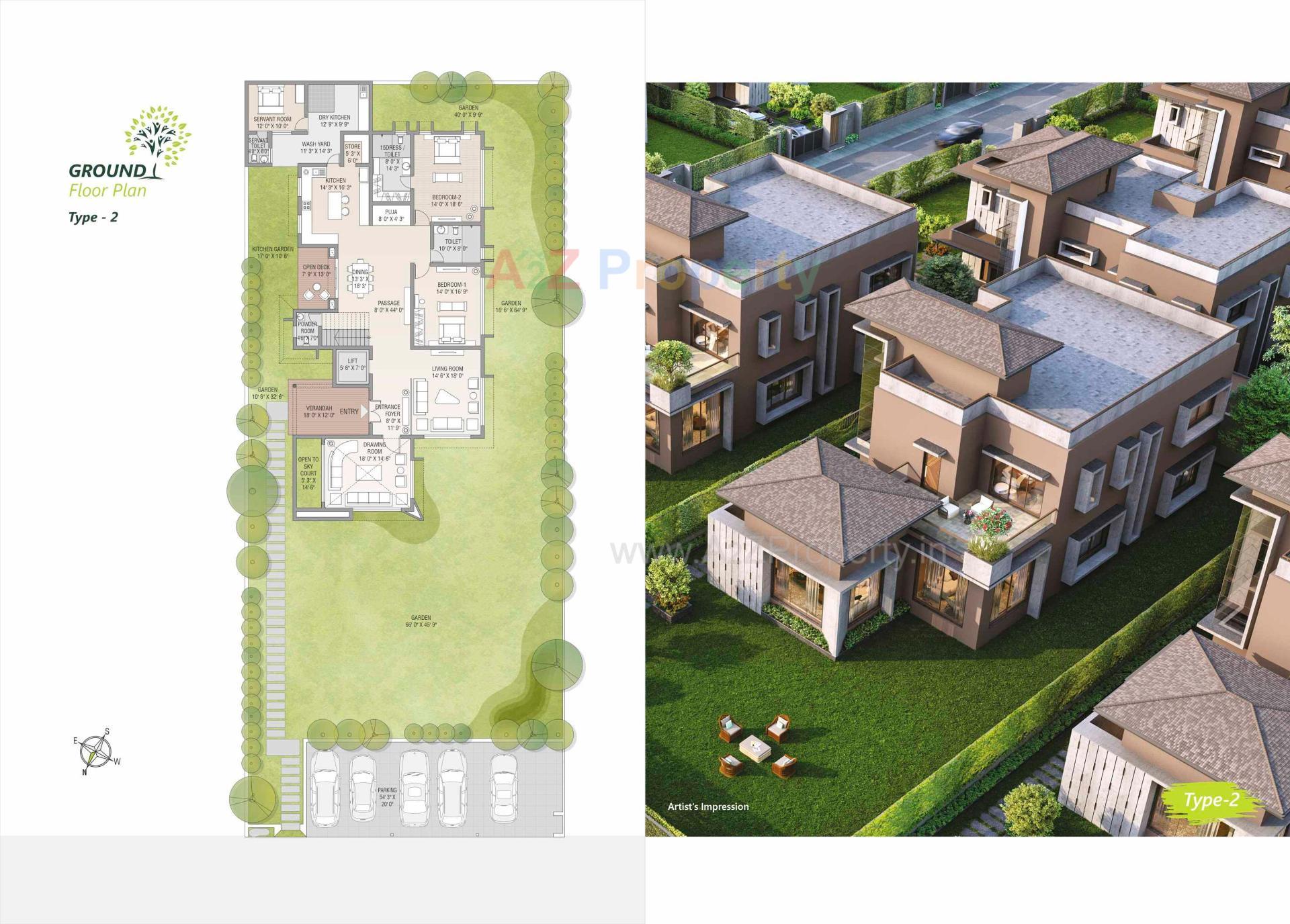 Layout of real estate project Anurita located at Hebatpur, Ahmedabad, Gujarat