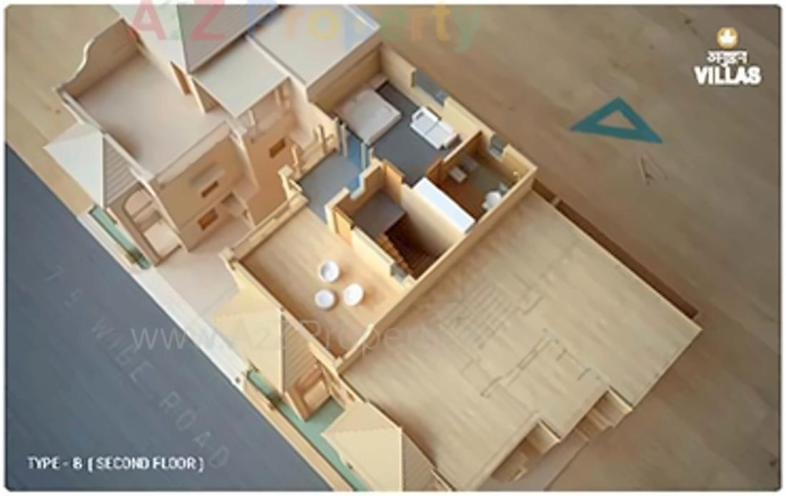 Layout of real estate project Anushthan located at Chenpur, Ahmedabad, Gujarat