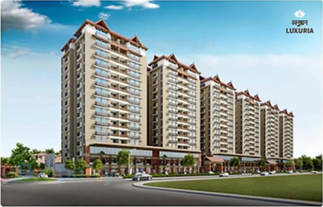 3D Elevation of real estate project Anushthan located at Chenpur, Ahmedabad, Gujarat