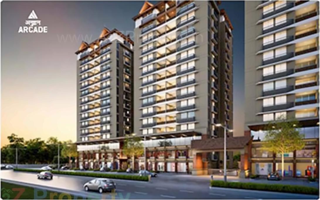 3D Elevation of real estate project Anushthan located at Chenpur, Ahmedabad, Gujarat