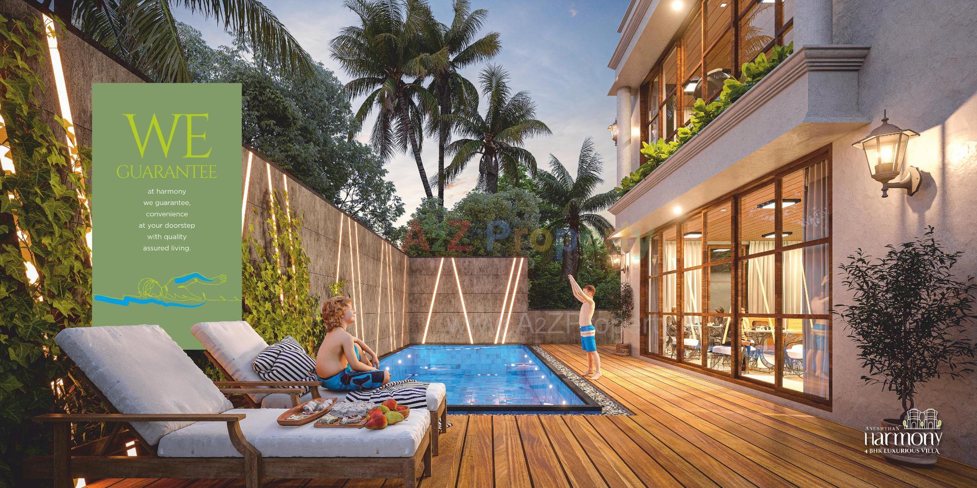 3D Elevation of real estate project Anusthan Harmony located at Vatva, Ahmedabad, Gujarat