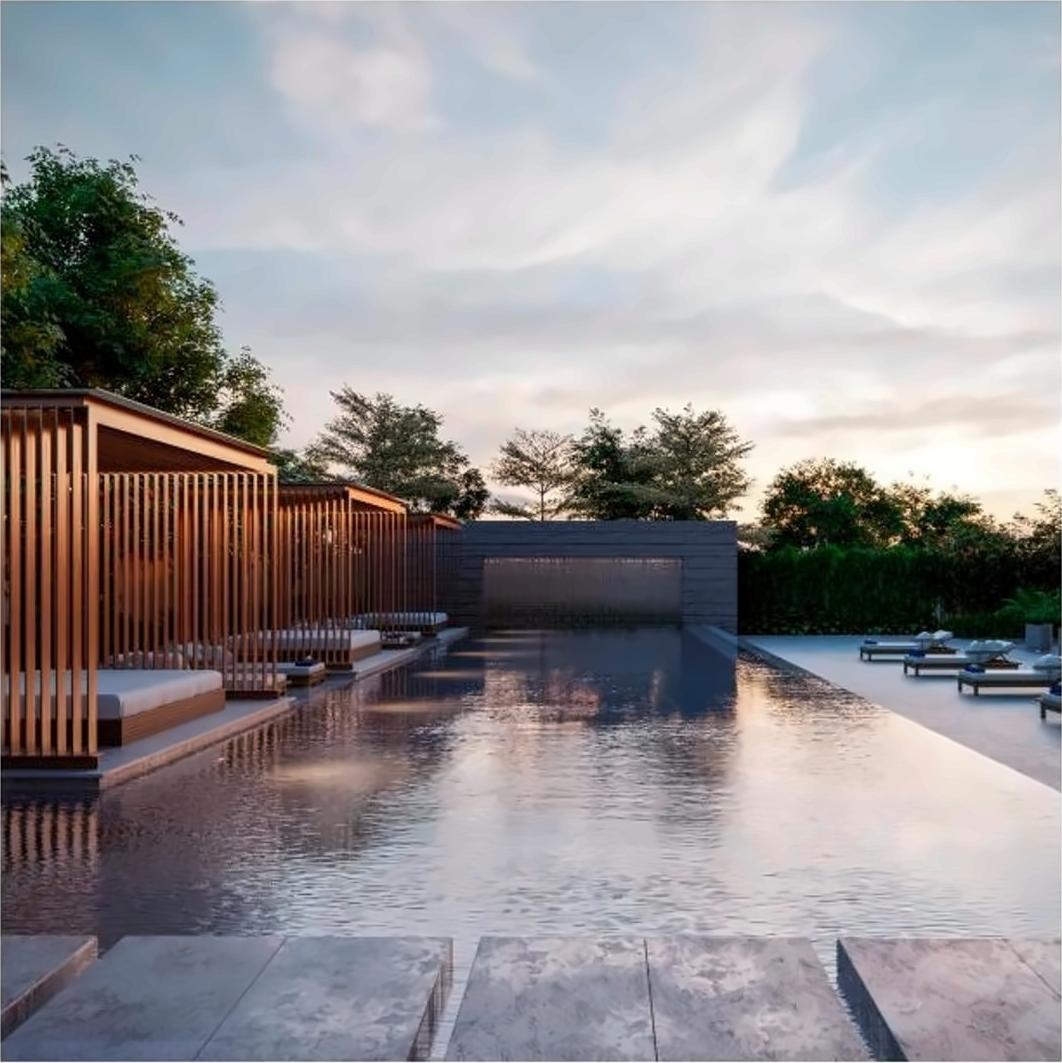 3D Elevation of real estate project Anutham located at Gota, Ahmedabad, Gujarat