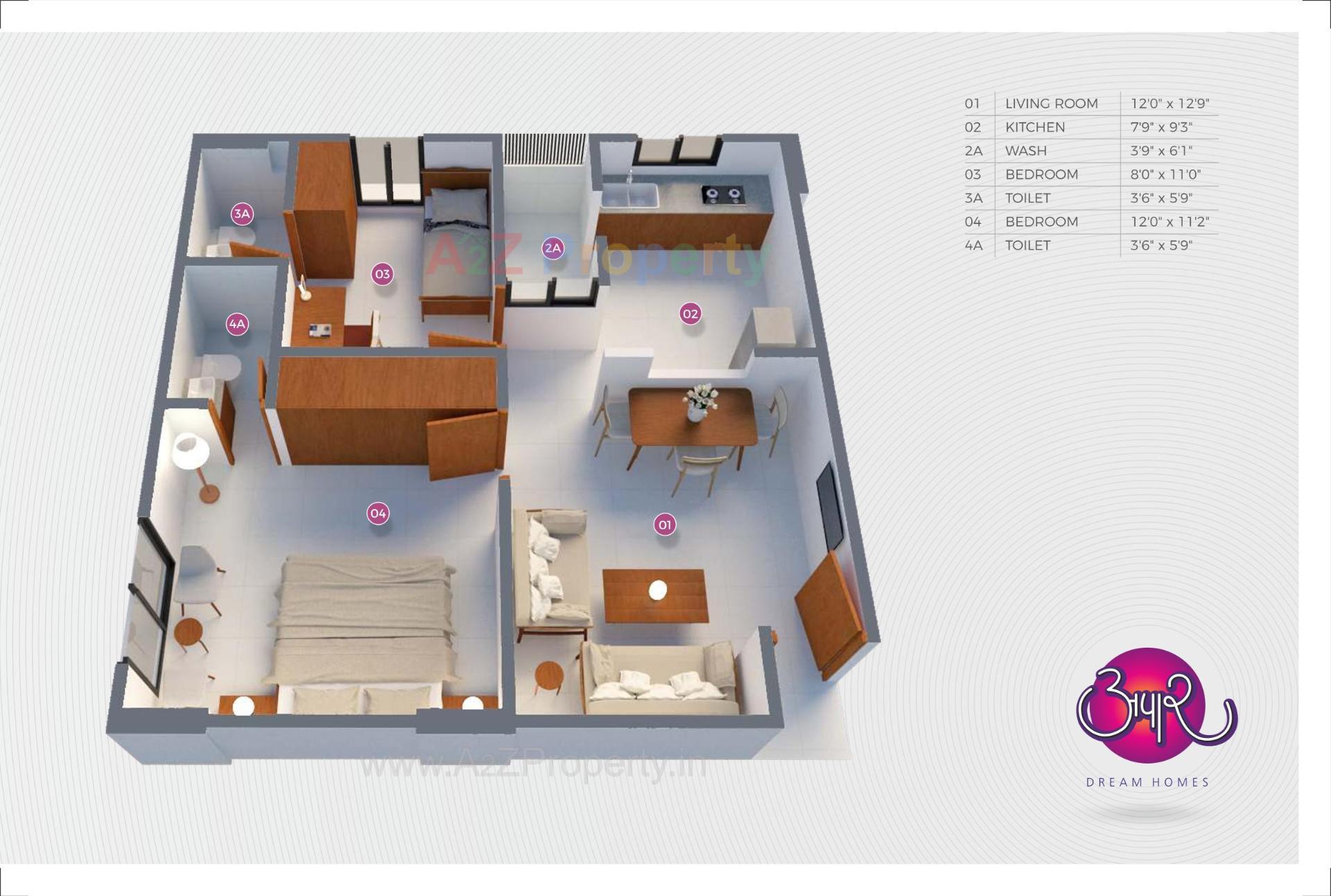 Layout of real estate project Apaar Dream Homes located at Fatehvadi, Ahmedabad, Gujarat