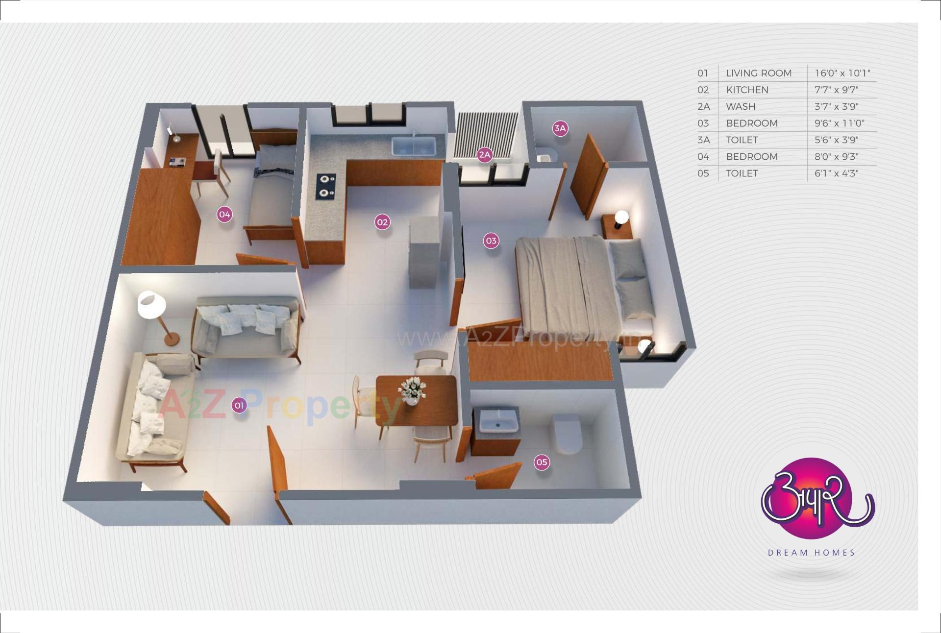Layout of real estate project Apaar Dream Homes located at Fatehvadi, Ahmedabad, Gujarat