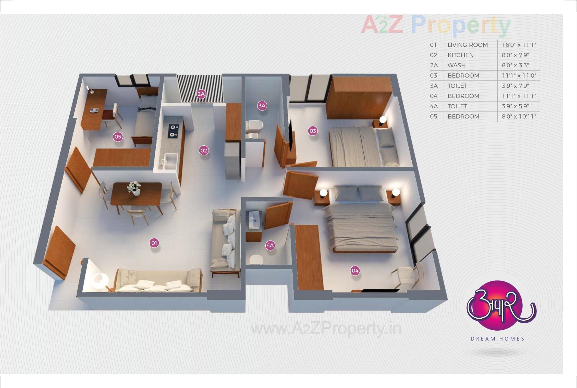 Layout of real estate project Apaar Dream Homes located at Fatehvadi, Ahmedabad, Gujarat