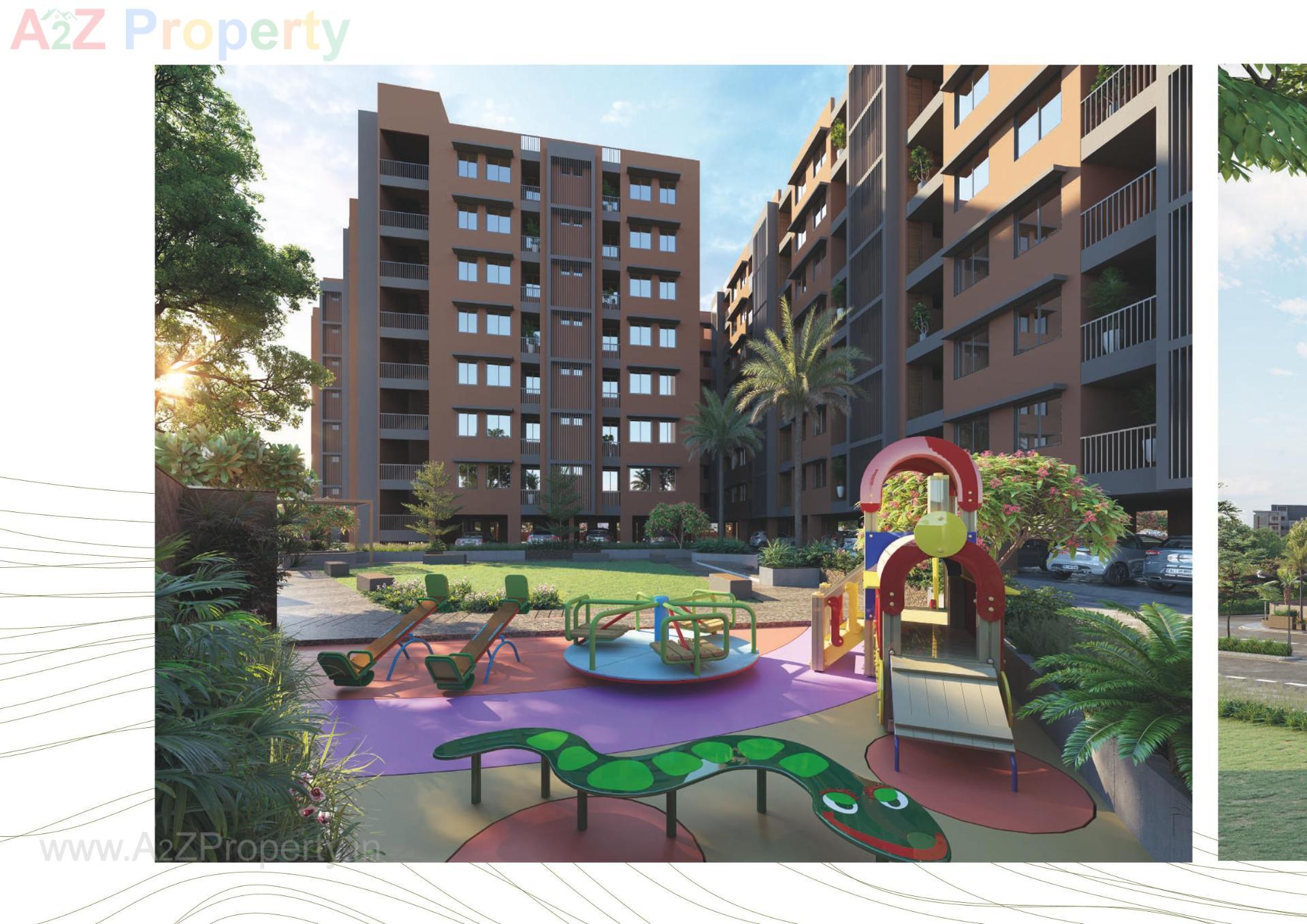 3D Elevation of real estate project Apaar Pride Homes located at Fatehwadi, Ahmedabad, Gujarat