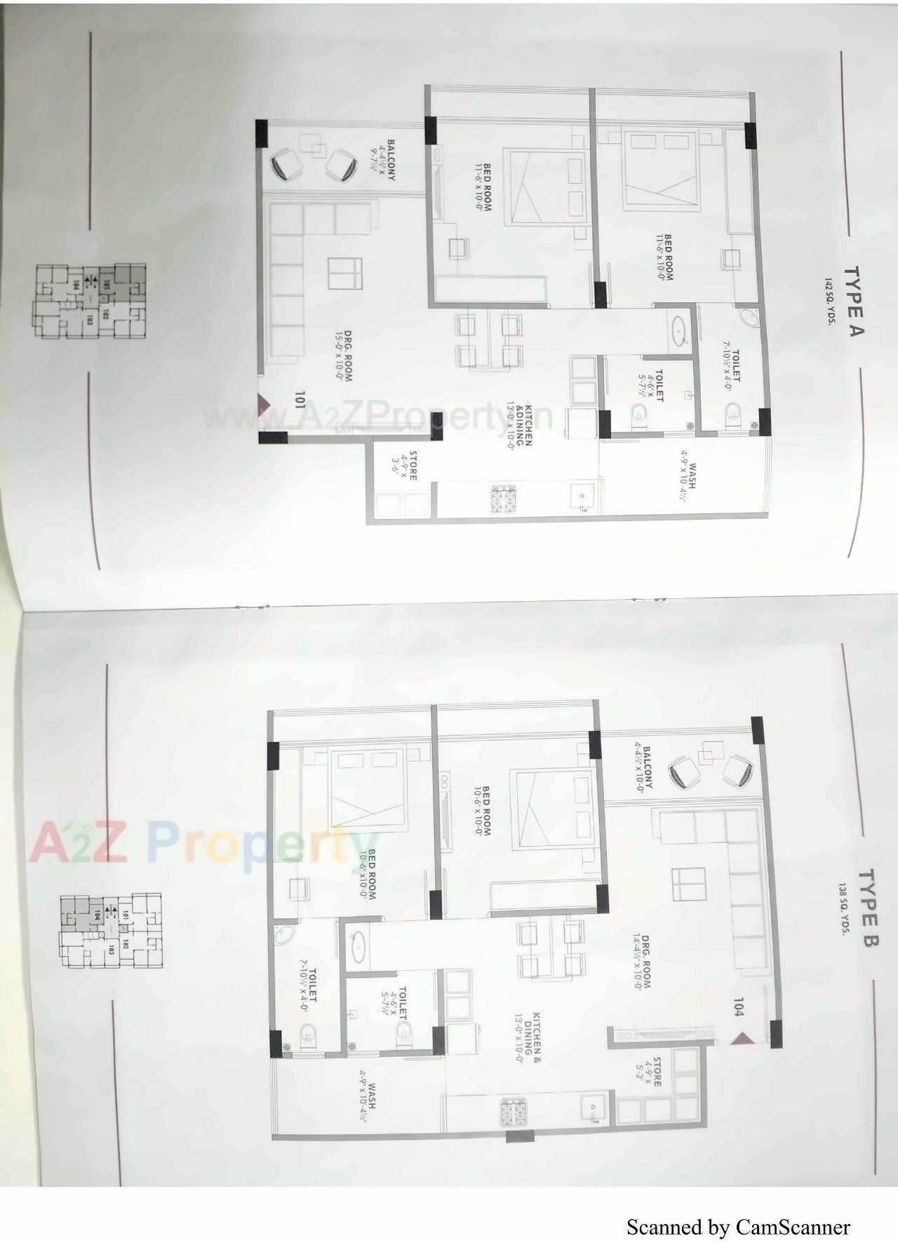 Layout of real estate project Apeksha Blossom located at Manipur, Ahmedabad, Gujarat