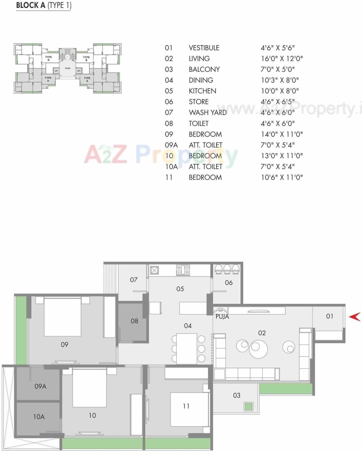 Layout of real estate project Apoorvam located at Gota, Ahmedabad, Gujarat