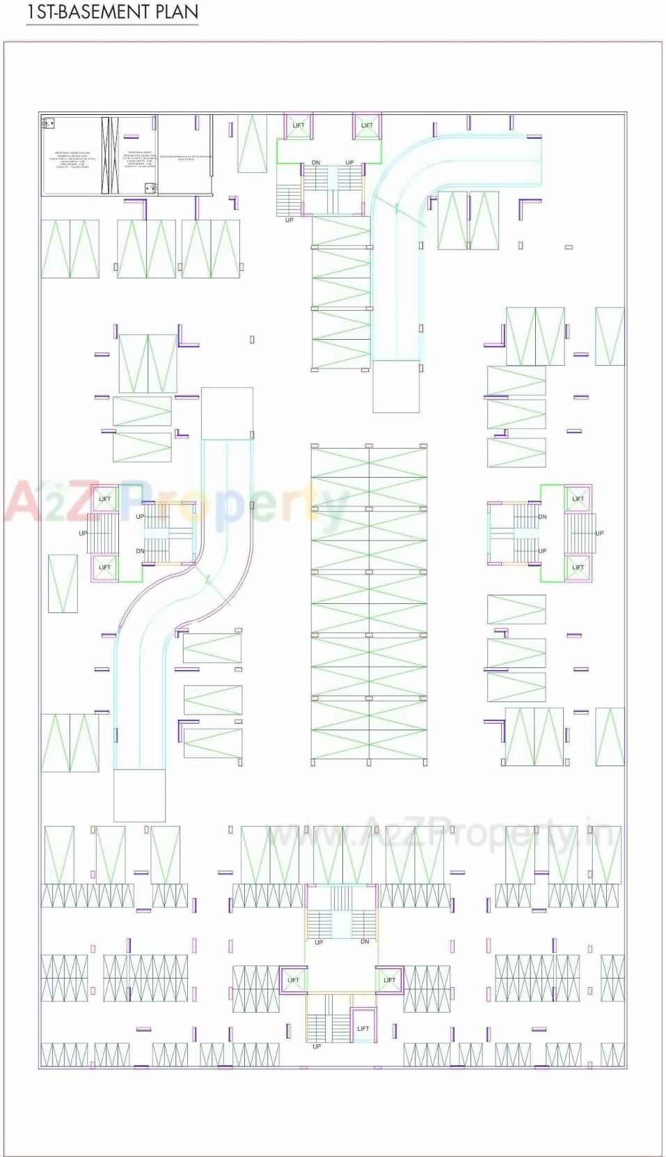 Layout of real estate project Apoorvam located at Gota, Ahmedabad, Gujarat