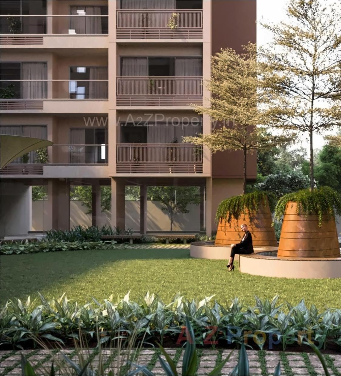 3D Elevation of real estate project Apoorvam located at Gota, Ahmedabad, Gujarat