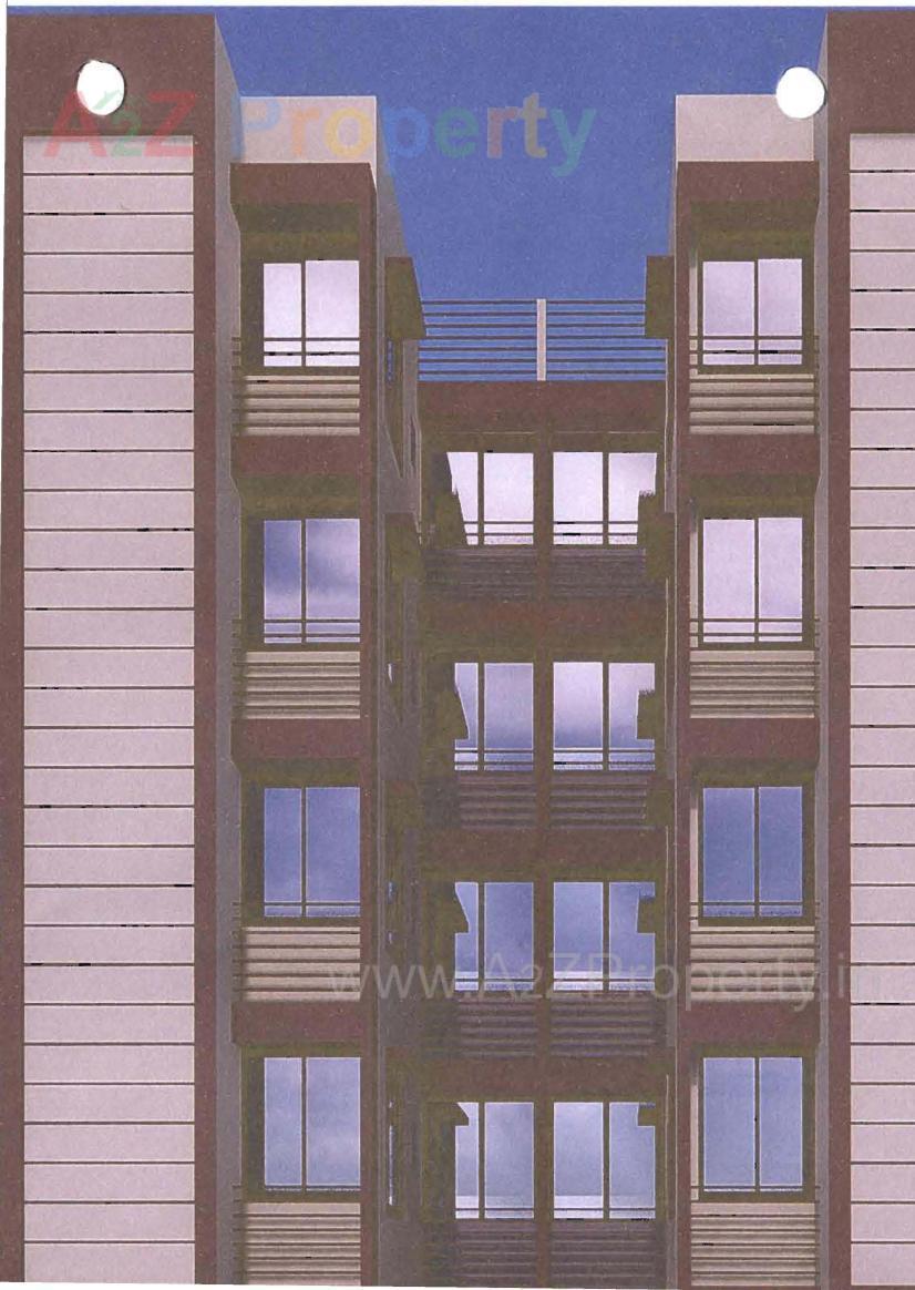 3D Elevation of real estate project Apple Glory located at Sardarnagar, Ahmedabad, Gujarat