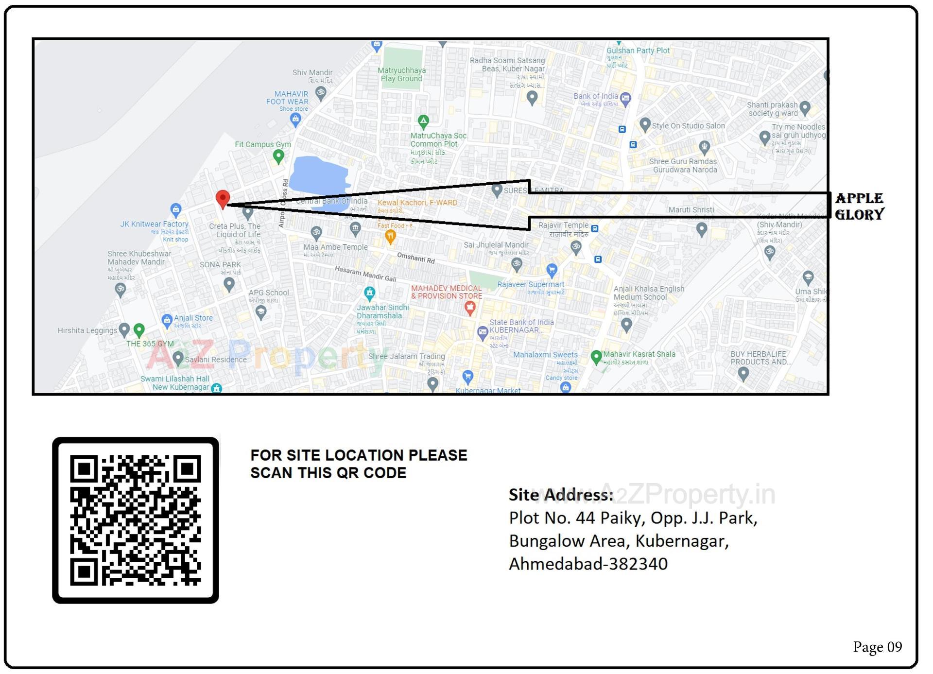  of real estate project Apple Glory located at Sardarnagar, Ahmedabad, Gujarat