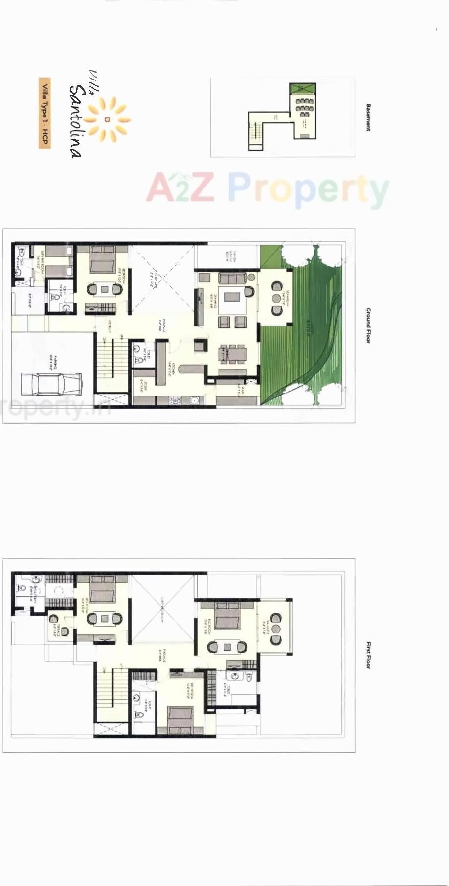 Layout of real estate project Applewoods Villas located at Sanathal, Ahmedabad, Gujarat
