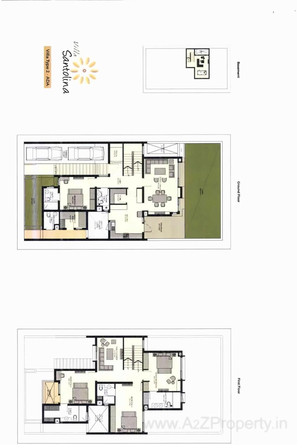 Layout of real estate project Applewoods Villas located at Sanathal, Ahmedabad, Gujarat