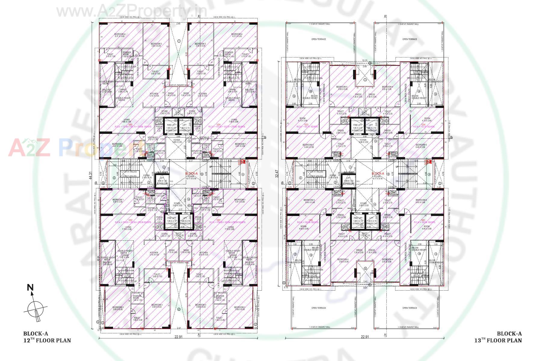 Layout of real estate project Apricus located at Shilaj, Ahmedabad, Gujarat