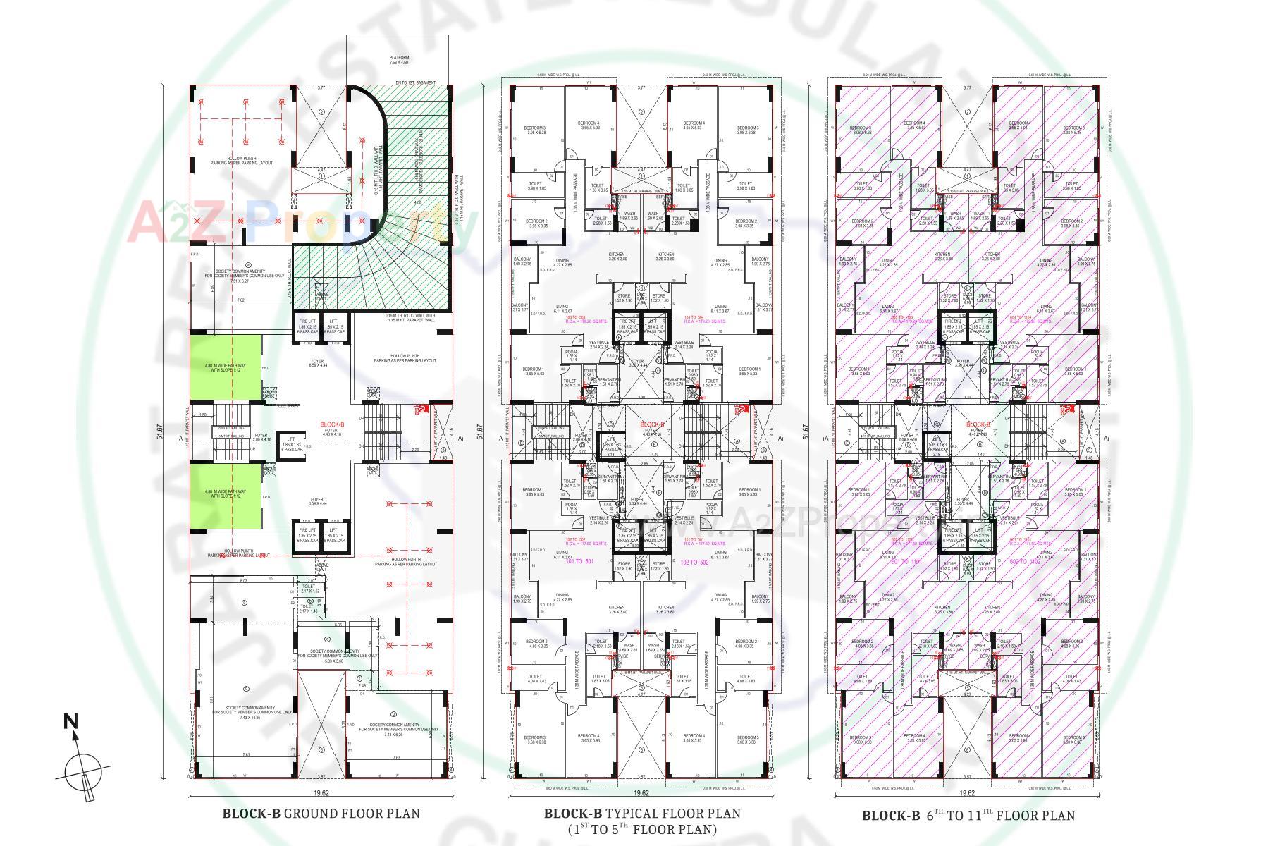 Layout of real estate project Apricus located at Shilaj, Ahmedabad, Gujarat