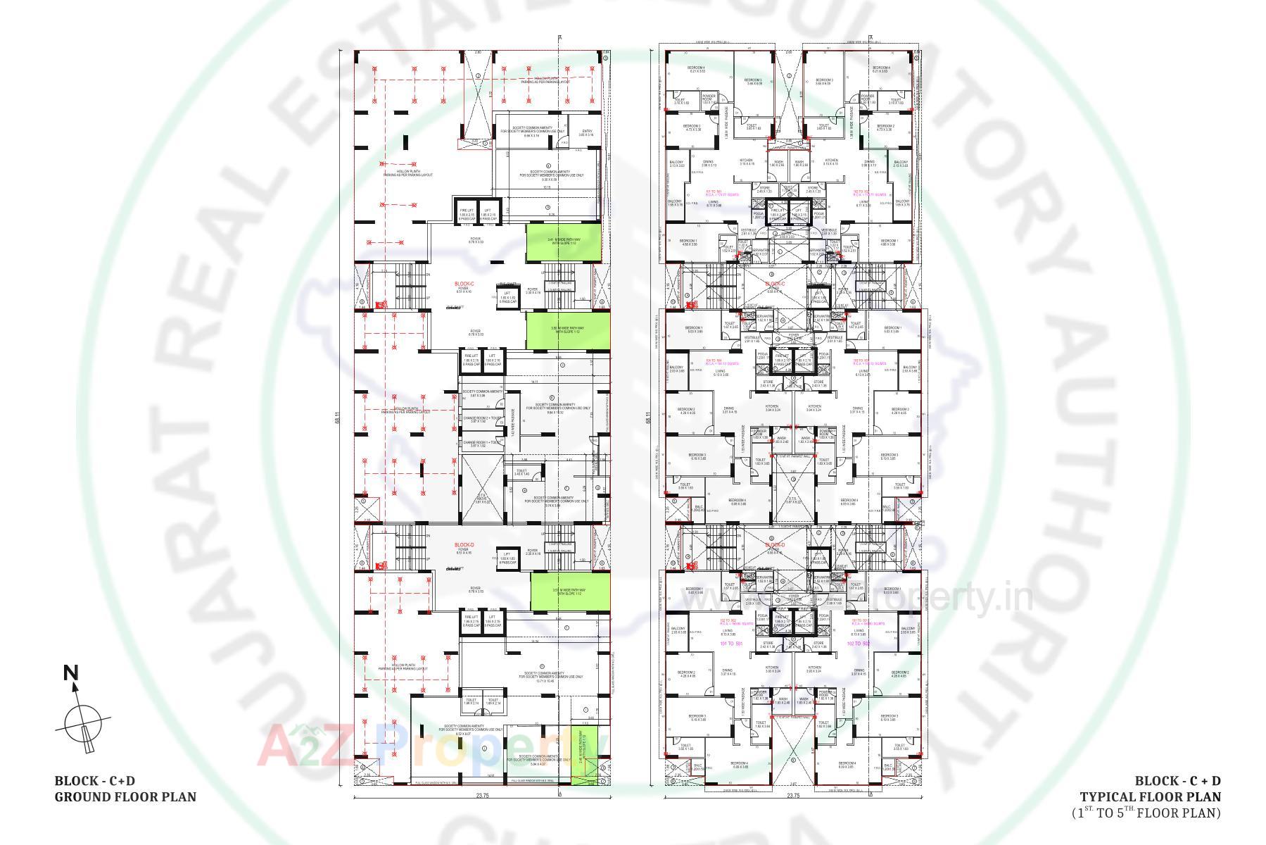 Layout of real estate project Apricus located at Shilaj, Ahmedabad, Gujarat