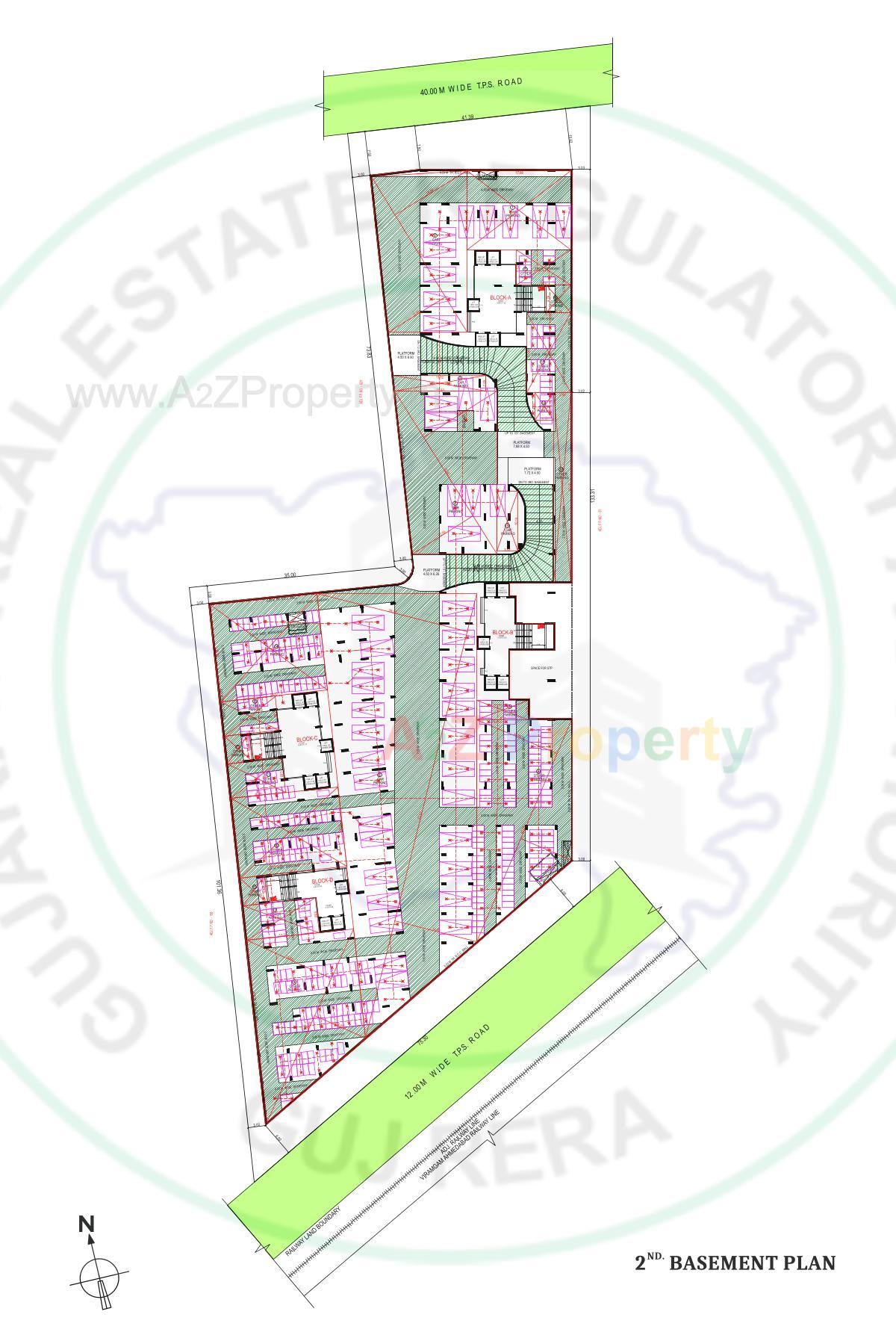 Layout of real estate project Apricus located at Shilaj, Ahmedabad, Gujarat