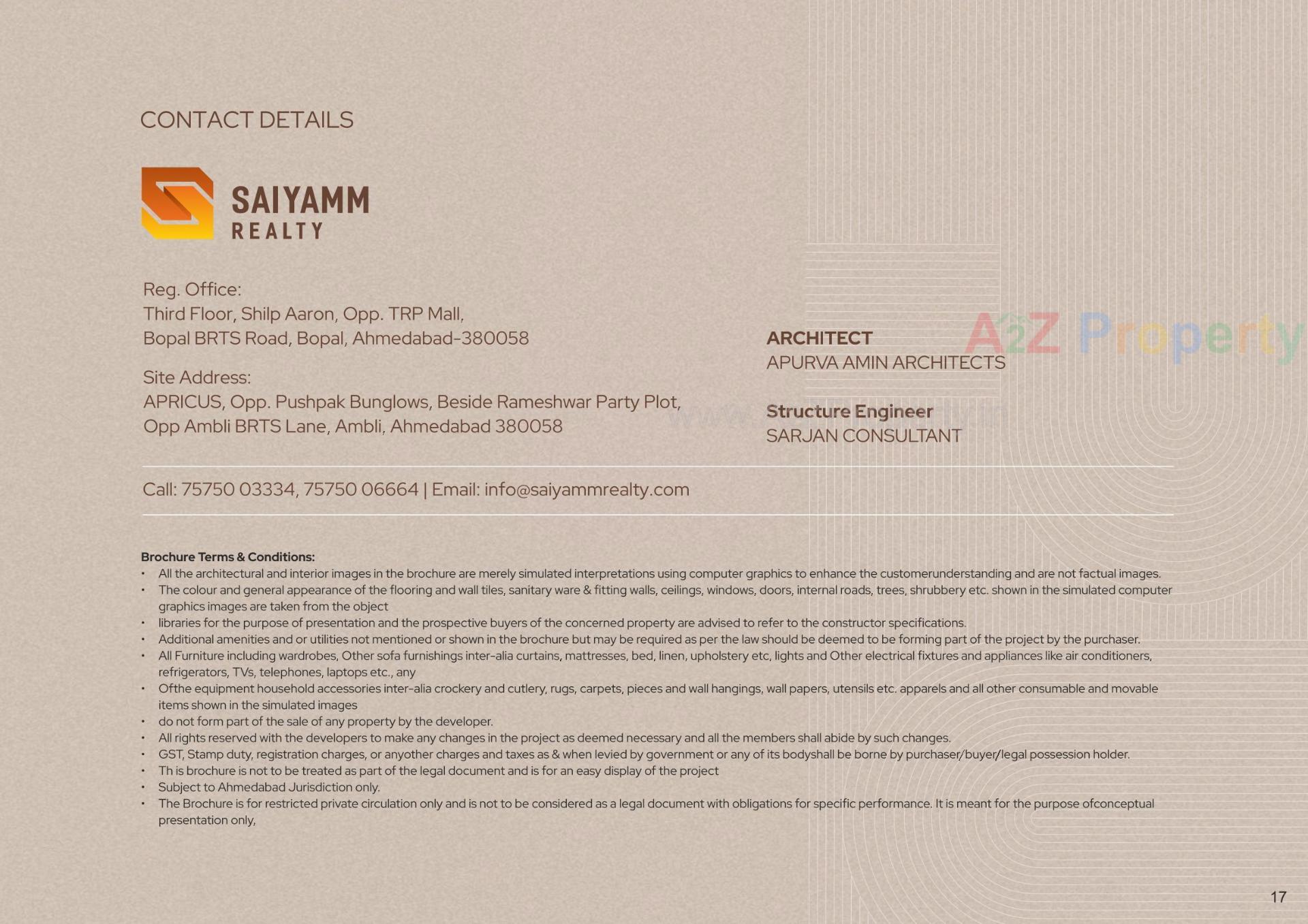  of real estate project Apricus located at Ambli, Ahmedabad, Gujarat