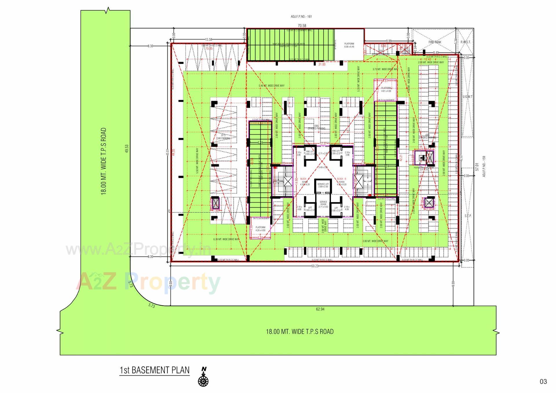 Layout of real estate project Apricus located at Ambli, Ahmedabad, Gujarat