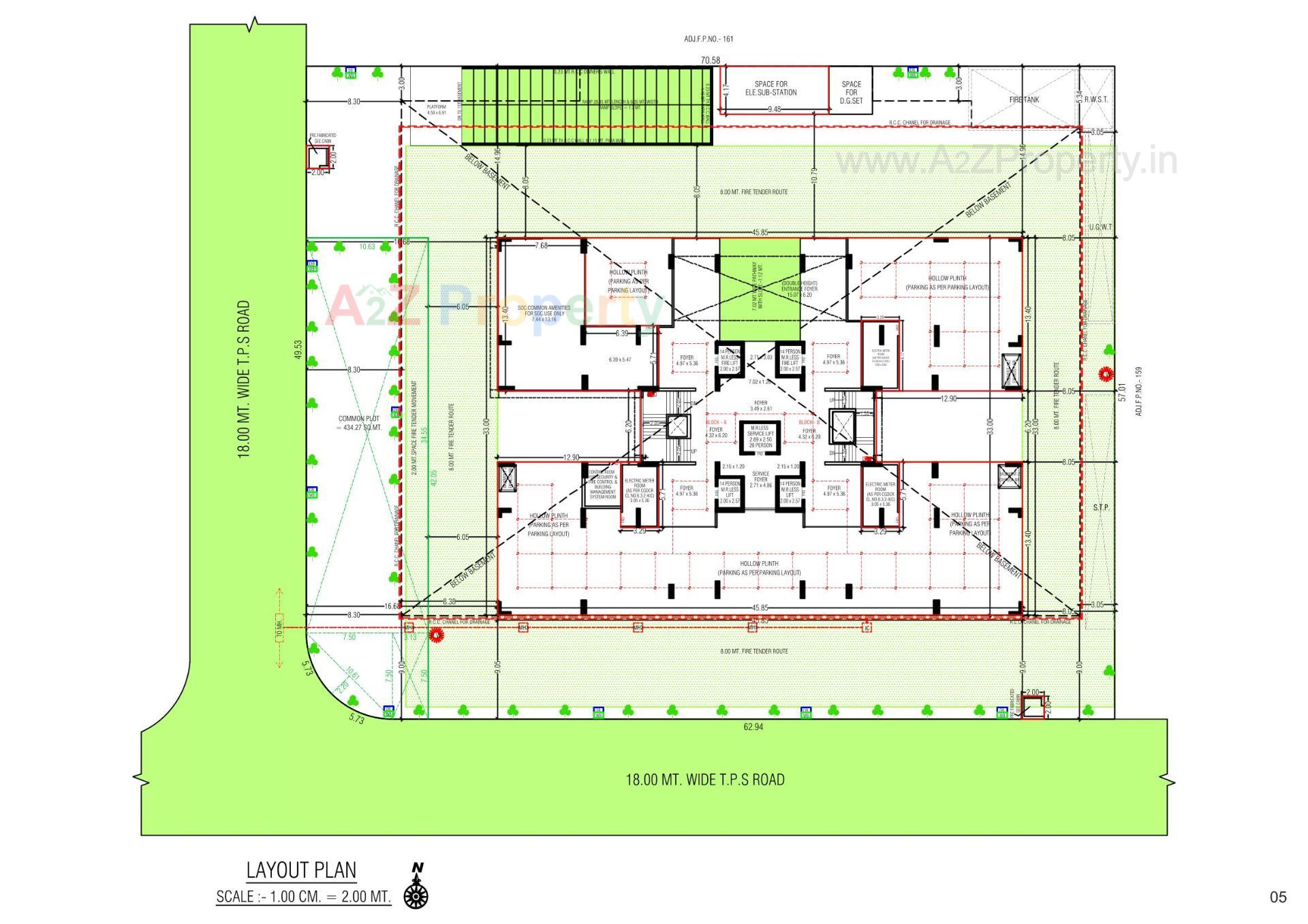 Layout of real estate project Apricus located at Ambli, Ahmedabad, Gujarat