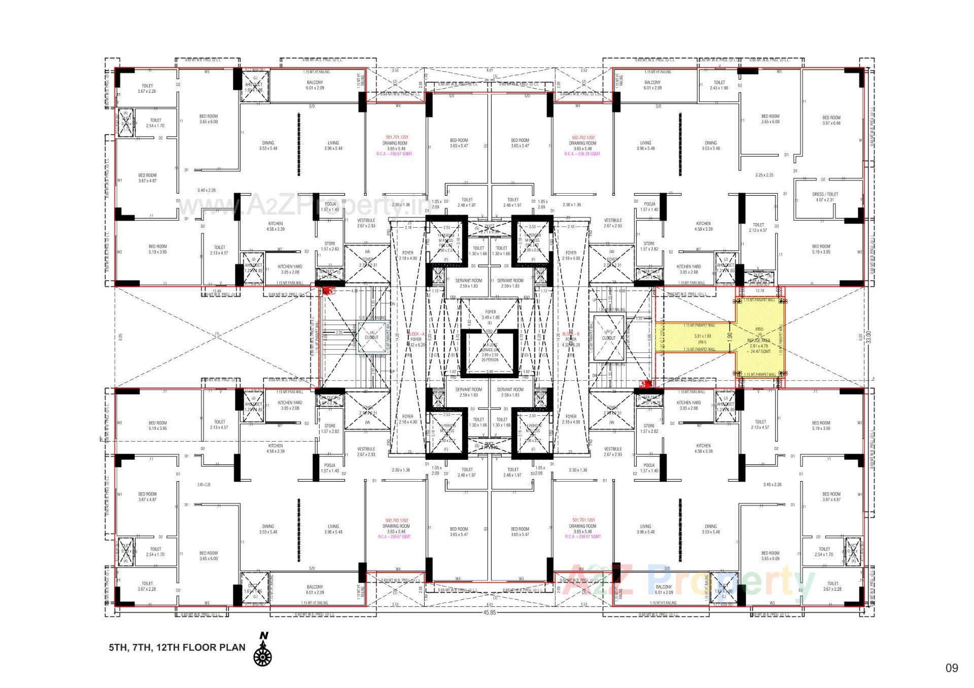Layout of real estate project Apricus located at Ambli, Ahmedabad, Gujarat