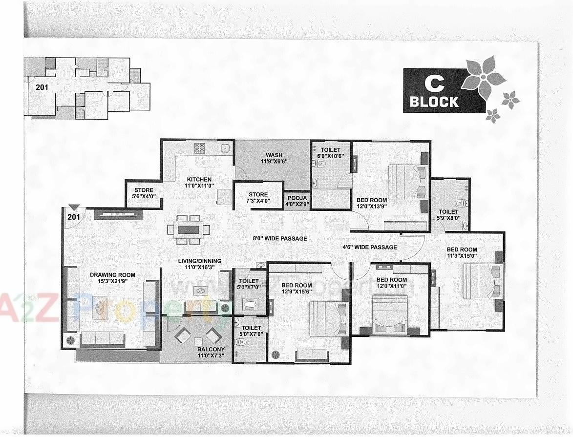 Layout of real estate project Aradhana Residency located at Nikol, Ahmedabad, Gujarat