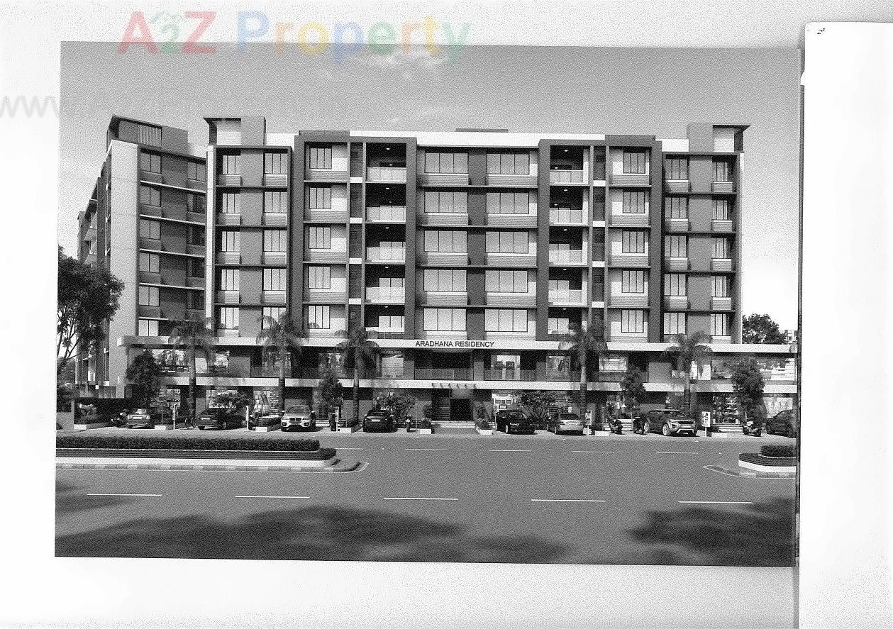 3D Elevation of real estate project Aradhana Residency located at Nikol, Ahmedabad, Gujarat